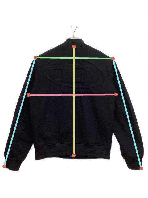 中古・古着通販】DIESEL (ディーゼル) ボンバージャケット ブラック