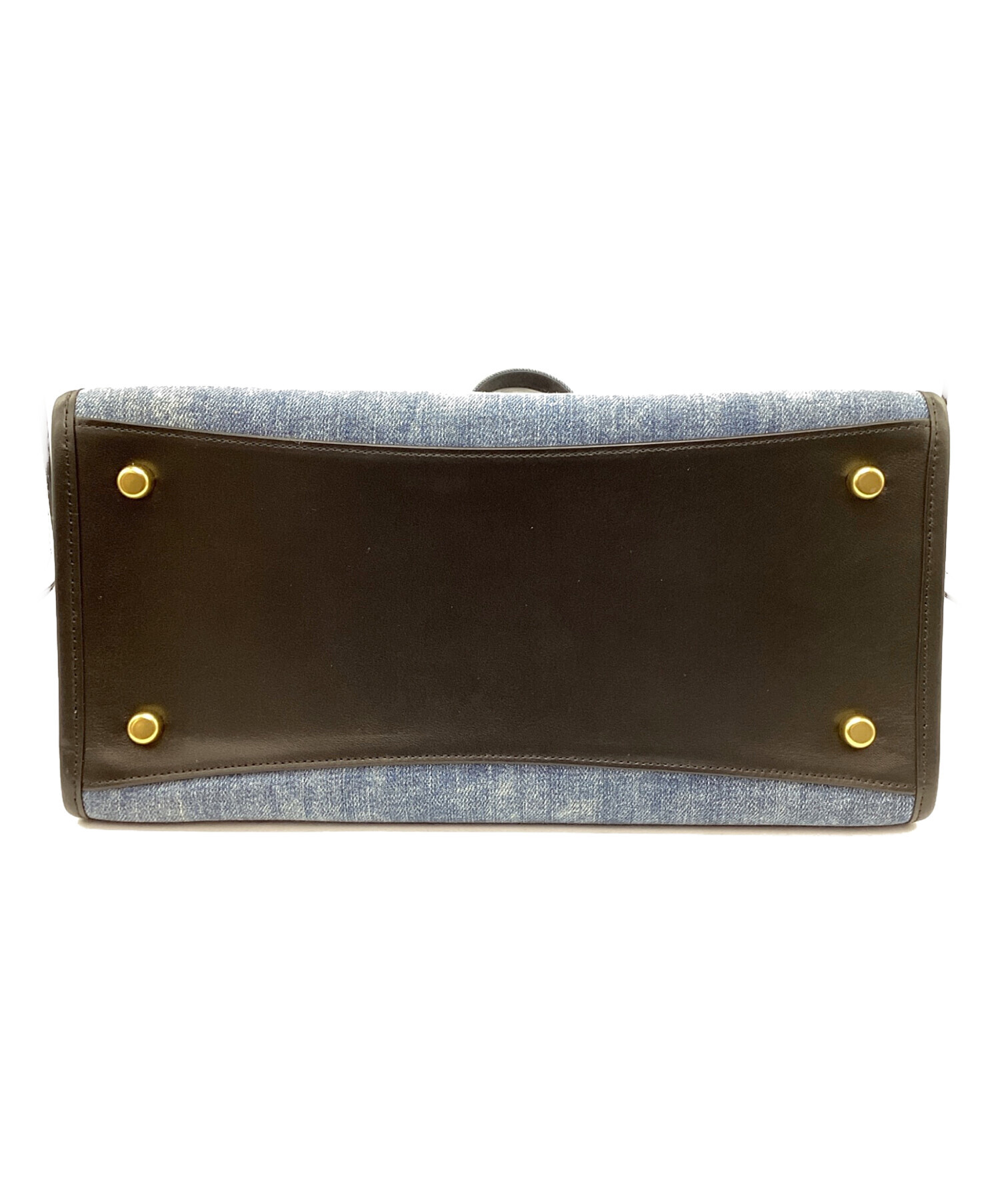 中古・古着通販】COACH (コーチ) 2WAYバッグ ブルー｜ブランド・古着