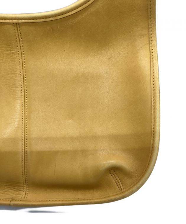 中古・古着通販】COACH (コーチ) ワンショルダーバッグ イエロー