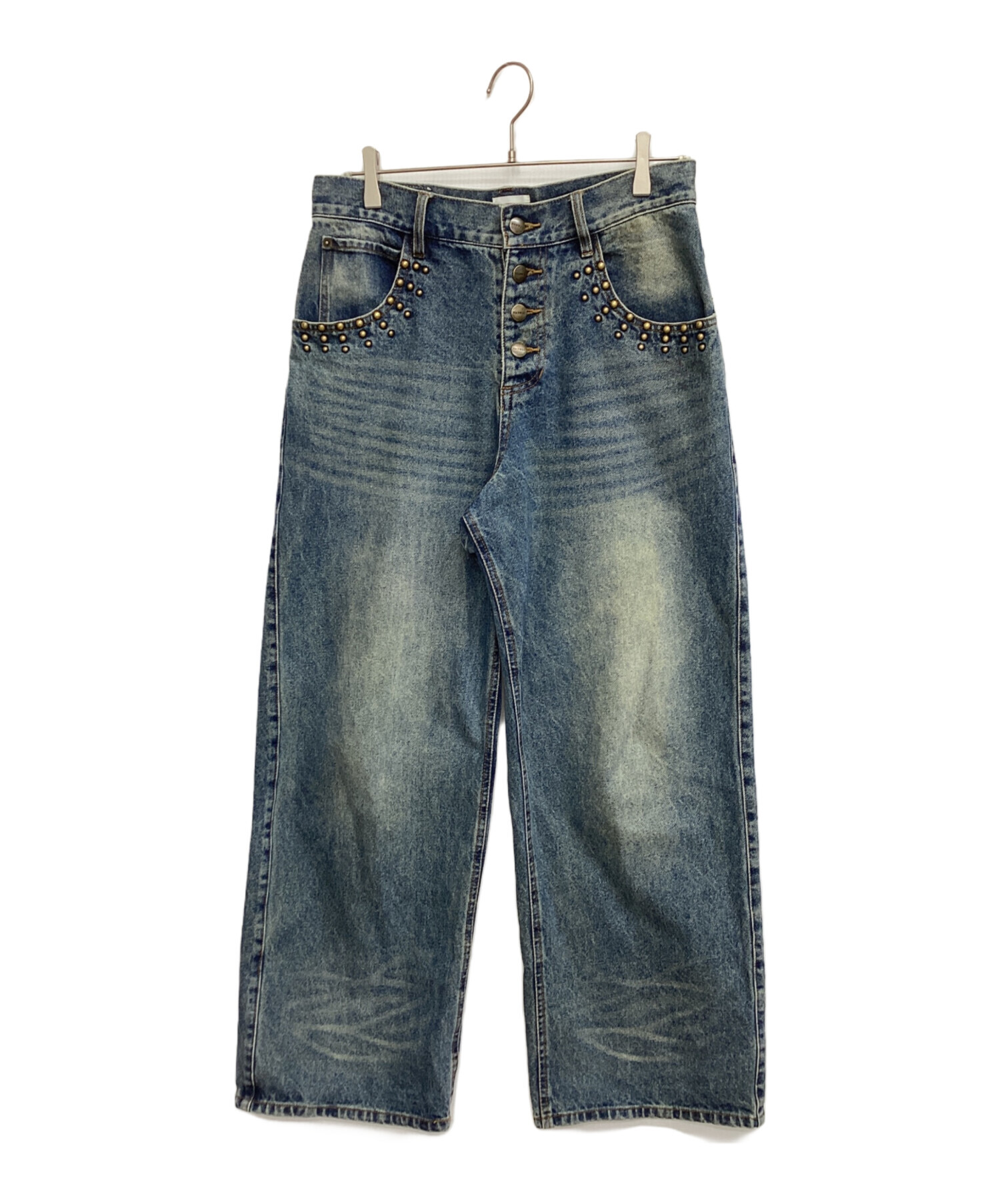 中古・古着通販】BADWAY (バッドウェイ) デニムパンツ インディゴ