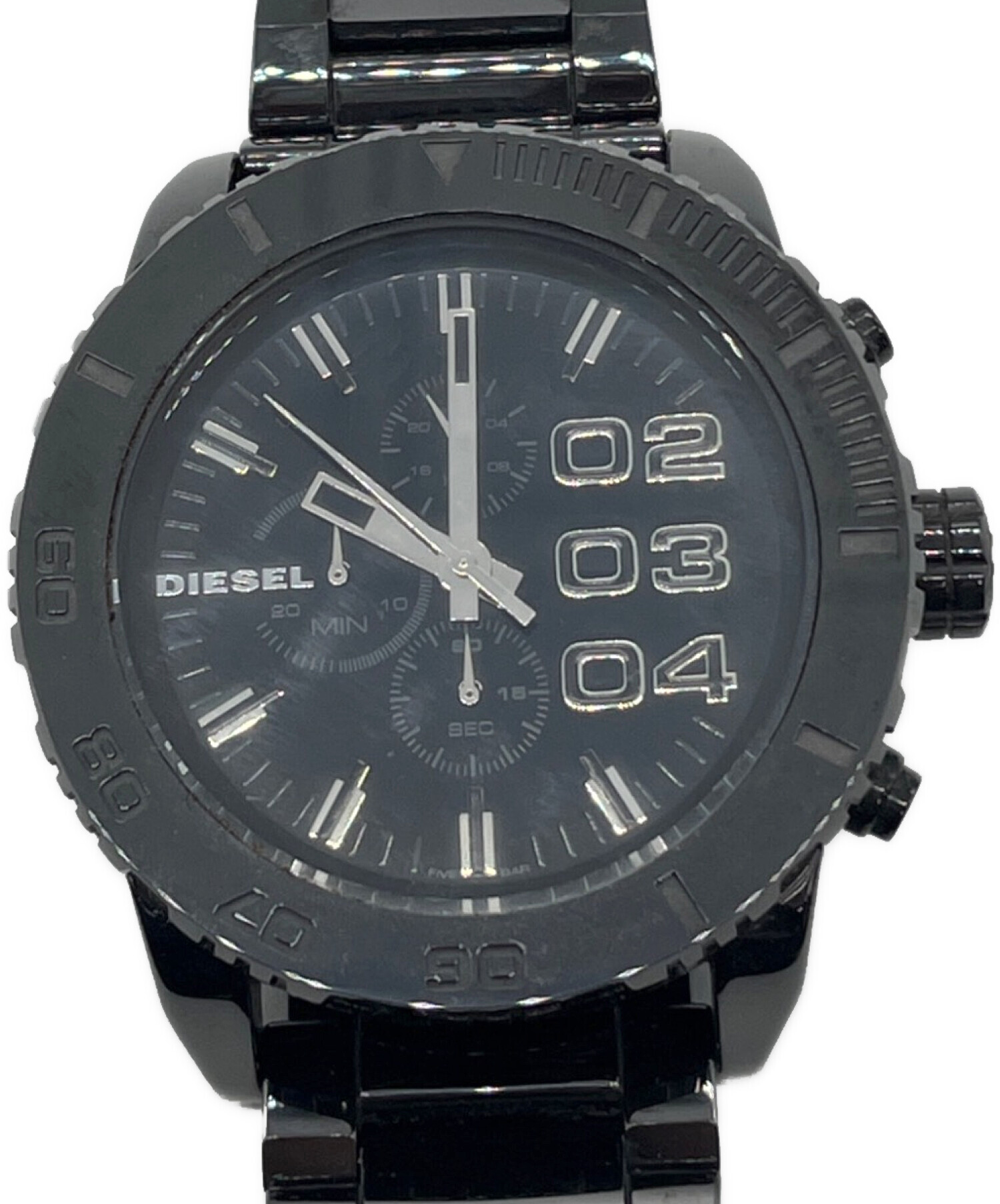 中古・古着通販】DIESEL (ディーゼル) 腕時計 ブラック｜ブランド 