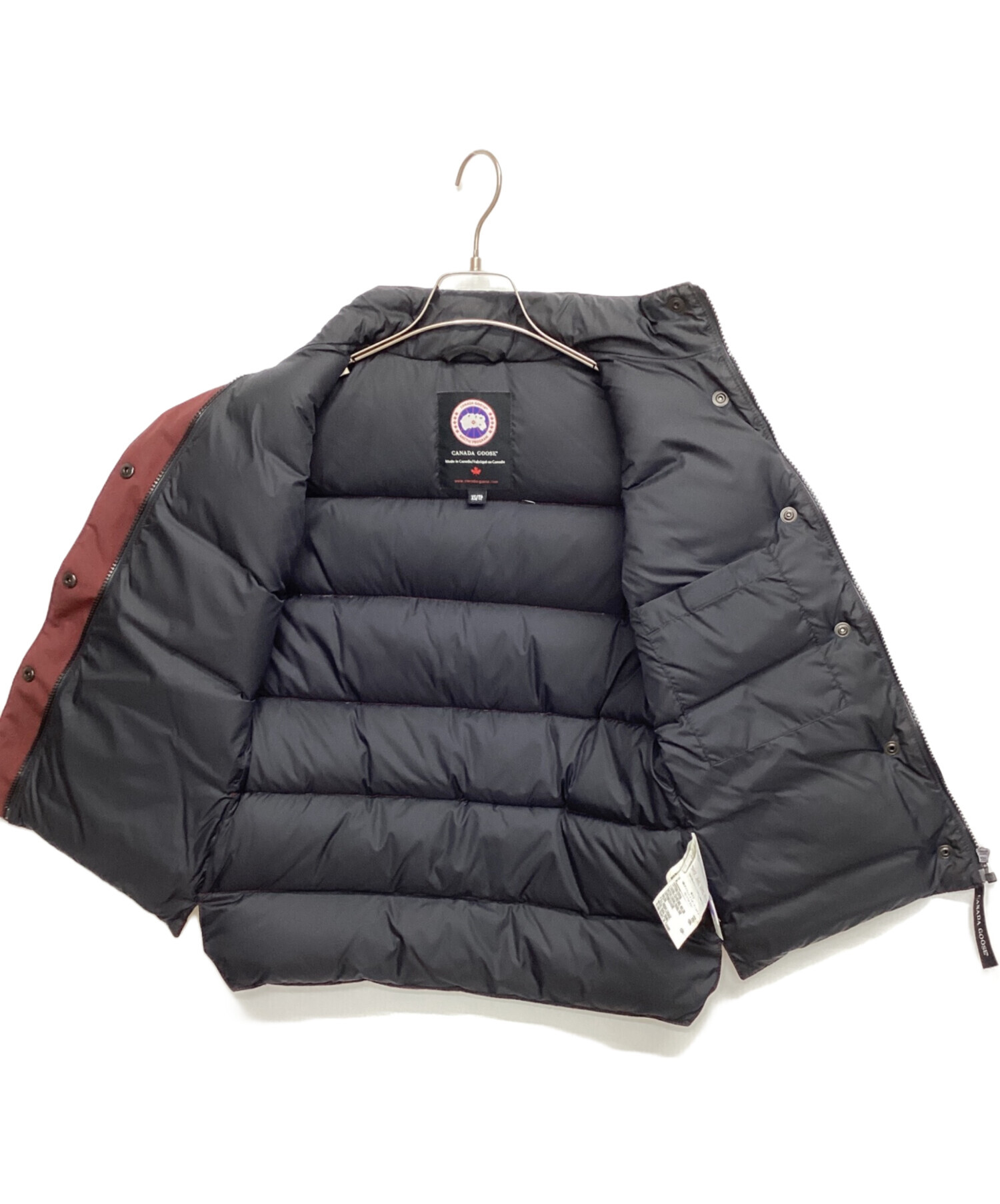 中古・古着通販】CANADA GOOSE (カナダグース) ダウンベスト ボルドー