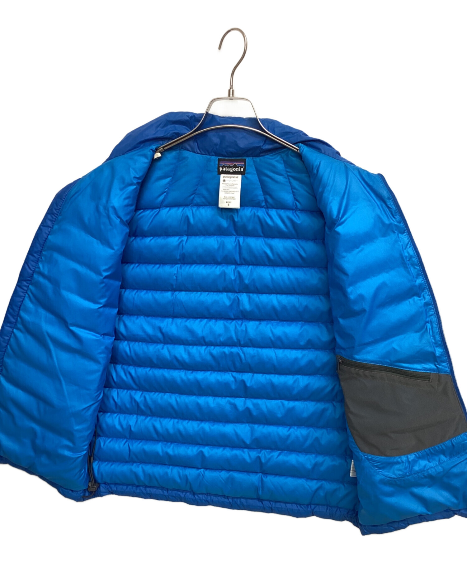 中古・古着通販】Patagonia (パタゴニア) グースダウンベスト ブルー