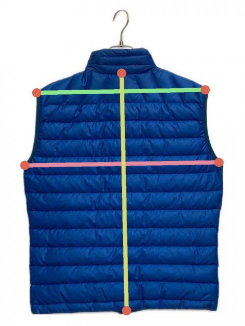中古・古着通販】Patagonia (パタゴニア) グースダウンベスト ブルー