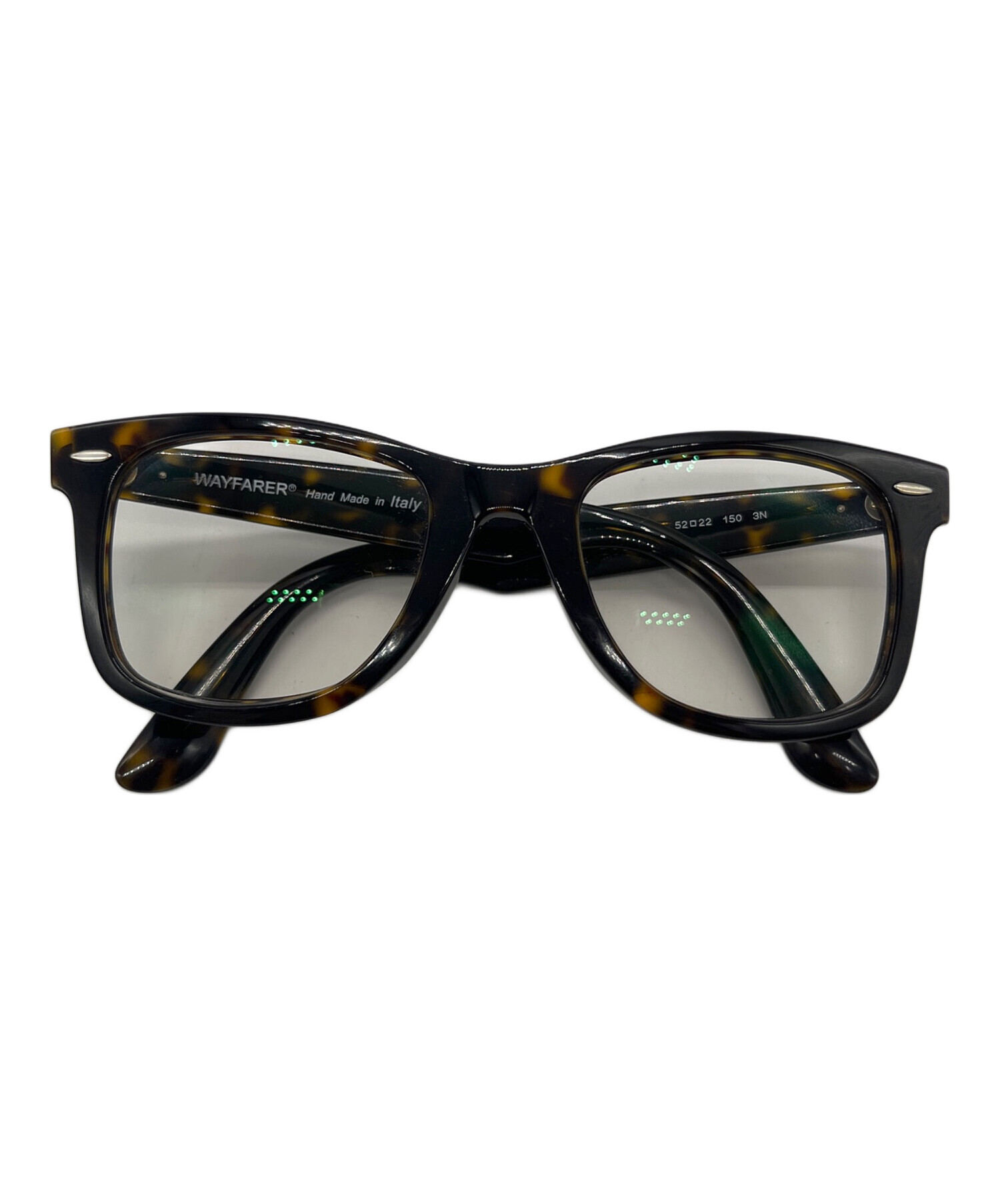 中古・古着通販】RAY-BAN (レイバン) 伊達眼鏡 ブラウン｜ブランド 