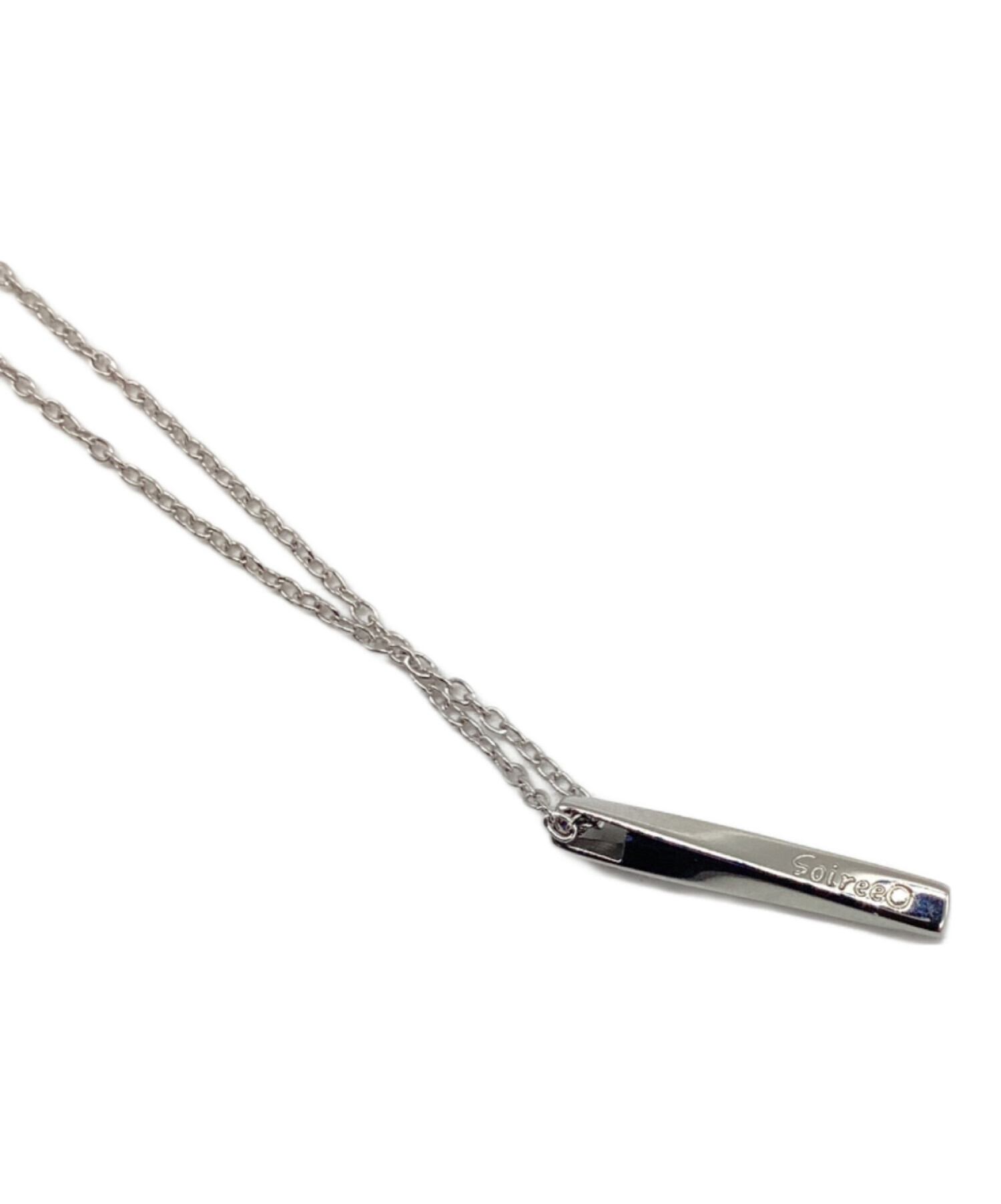 中古・古着通販】SoireeO (ソワレ・オー) TWIST ネックレス シルバー