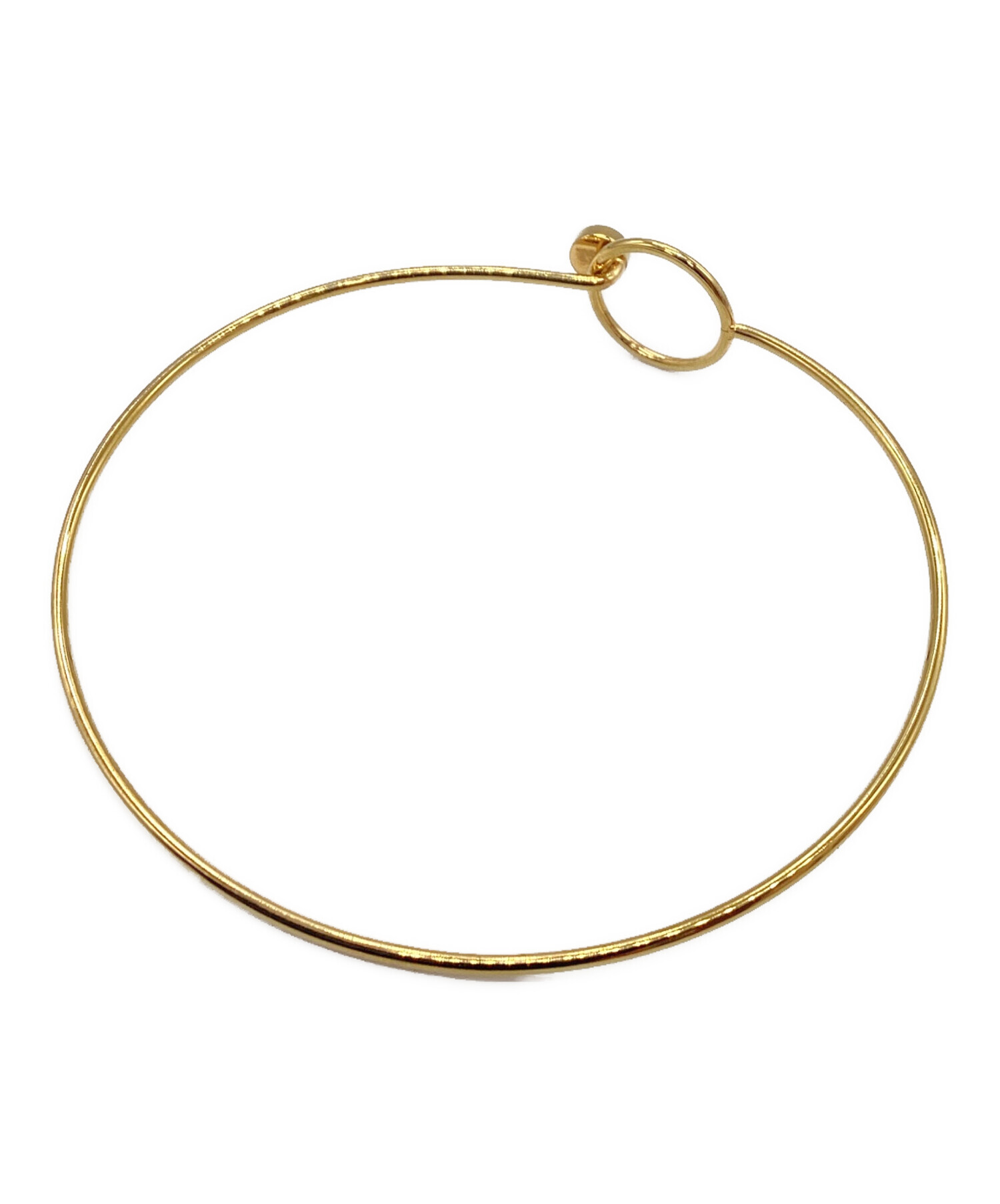 【美品・未使用】Soireeo ソワレオー メタリックブレスレット 中古・古着通販】SoireeO (ソワレ・オー) Oブレスレット ゴールド