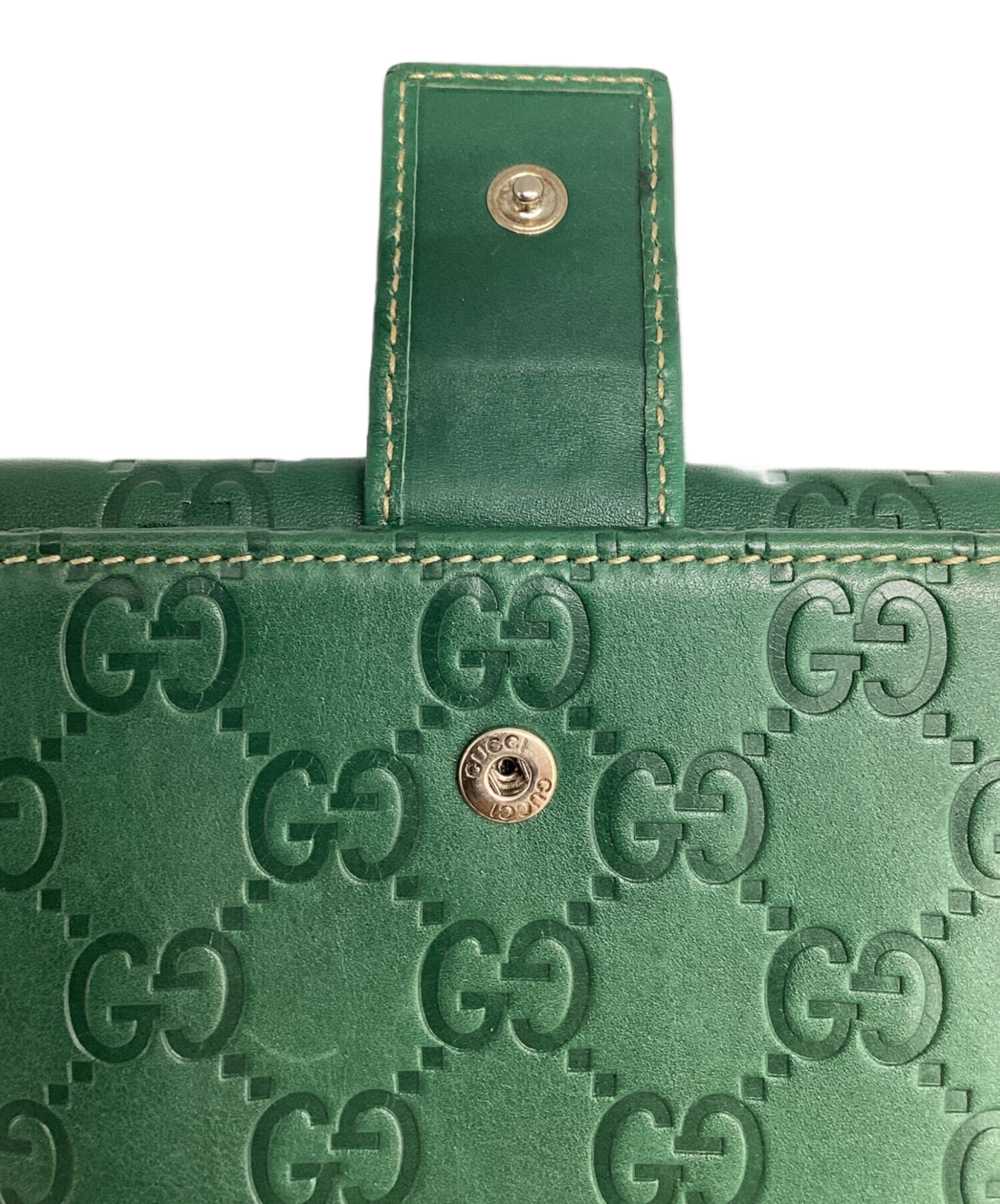中古・古着通販】GUCCI (グッチ) 長財布 グリーン｜ブランド・古着通販