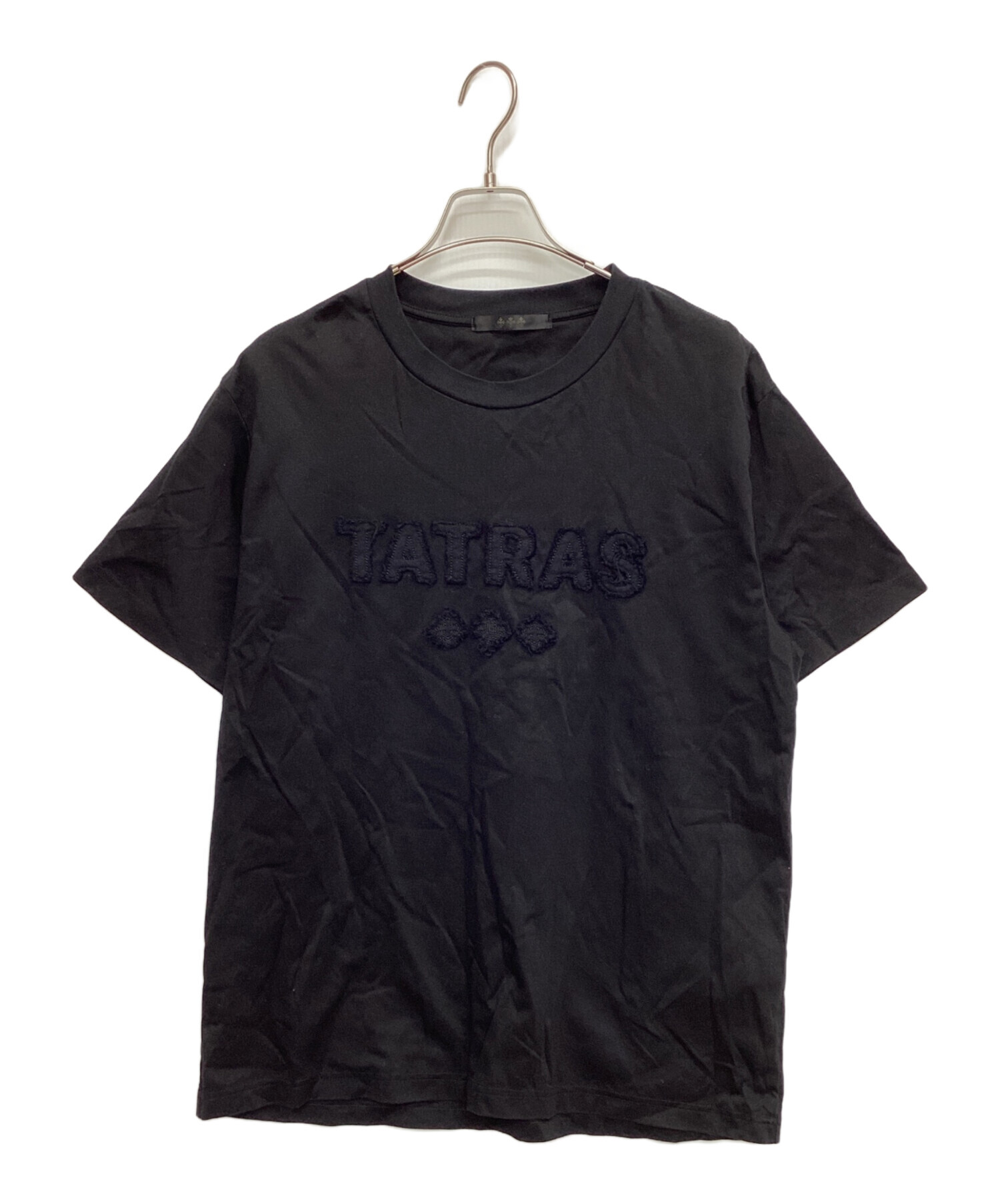 中古・古着通販】TATRAS (タトラス) 半袖カットソー ブラック サイズ