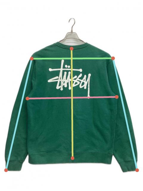 中古・古着通販】stussy (ステューシー) クルーネックスウェット 