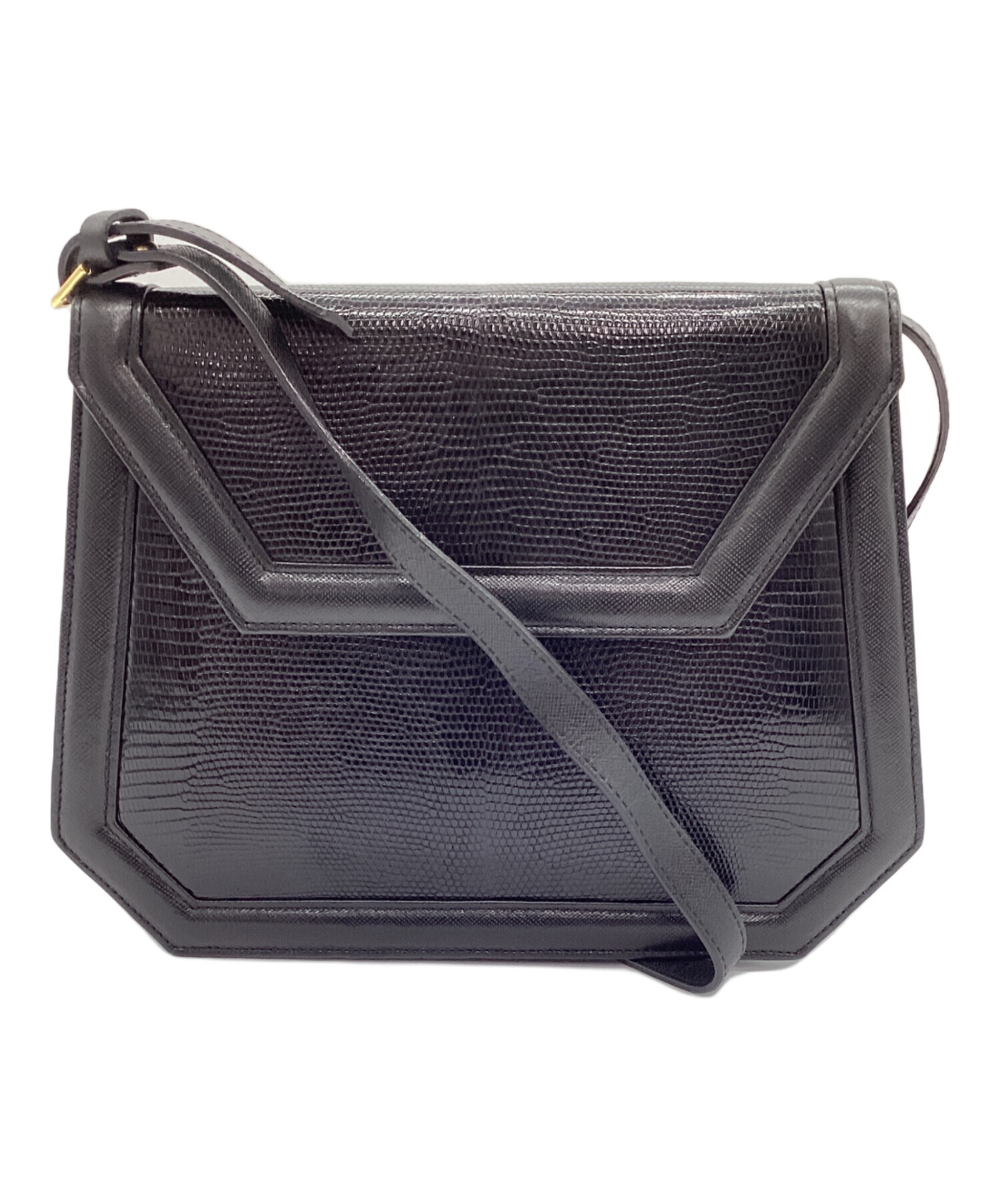 【新品】非売品 Yves Saint Laurent ブラックショルダーバッグ 中古・古着通販】Yves Saint Laurent (イヴサンローラン) ショルダー