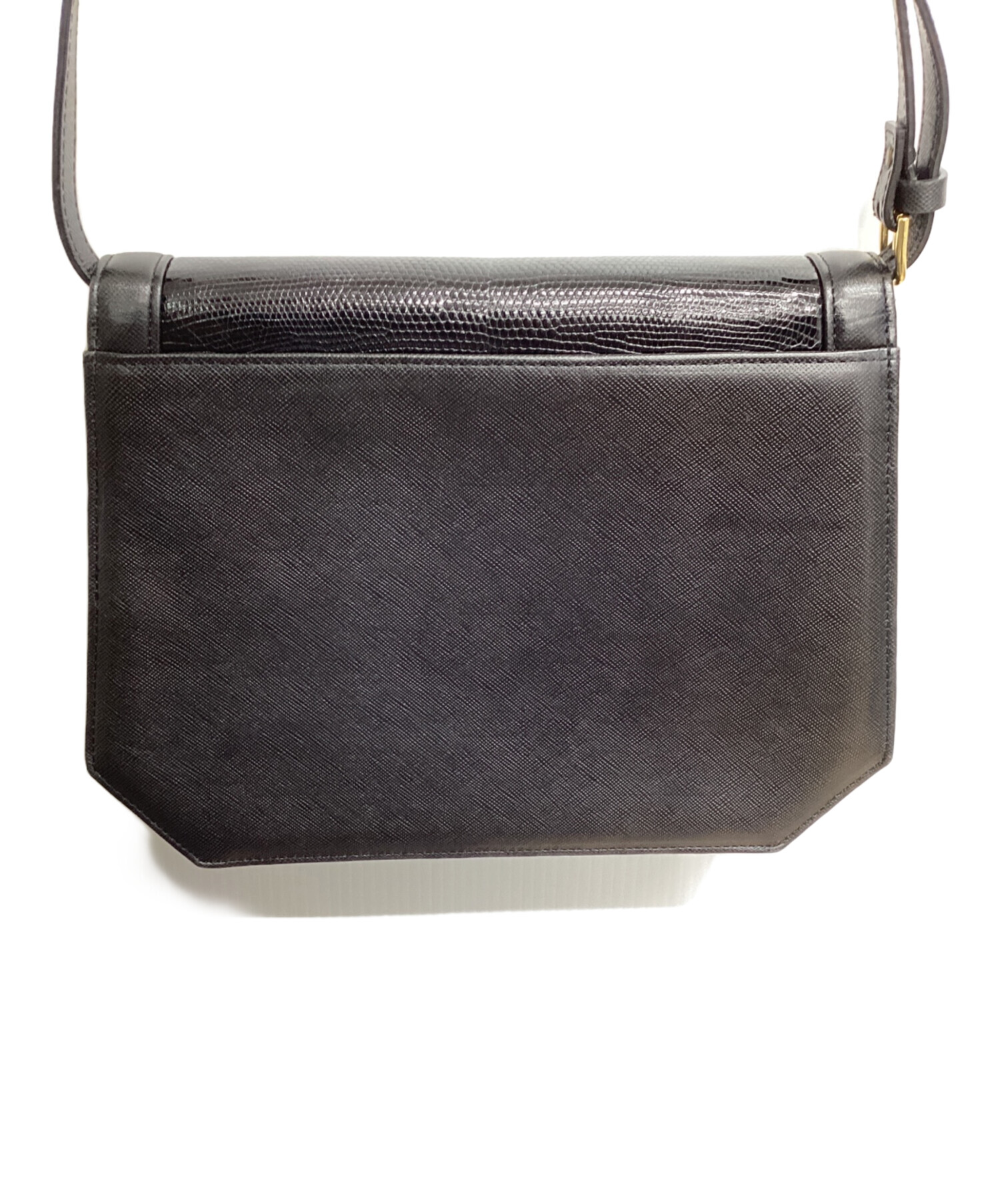 Yves Saint Laurent ブラックショルダーバッグ　希少　未使用品 中古・古着通販】Yves Saint Laurent (イヴサンローラン) ショルダー