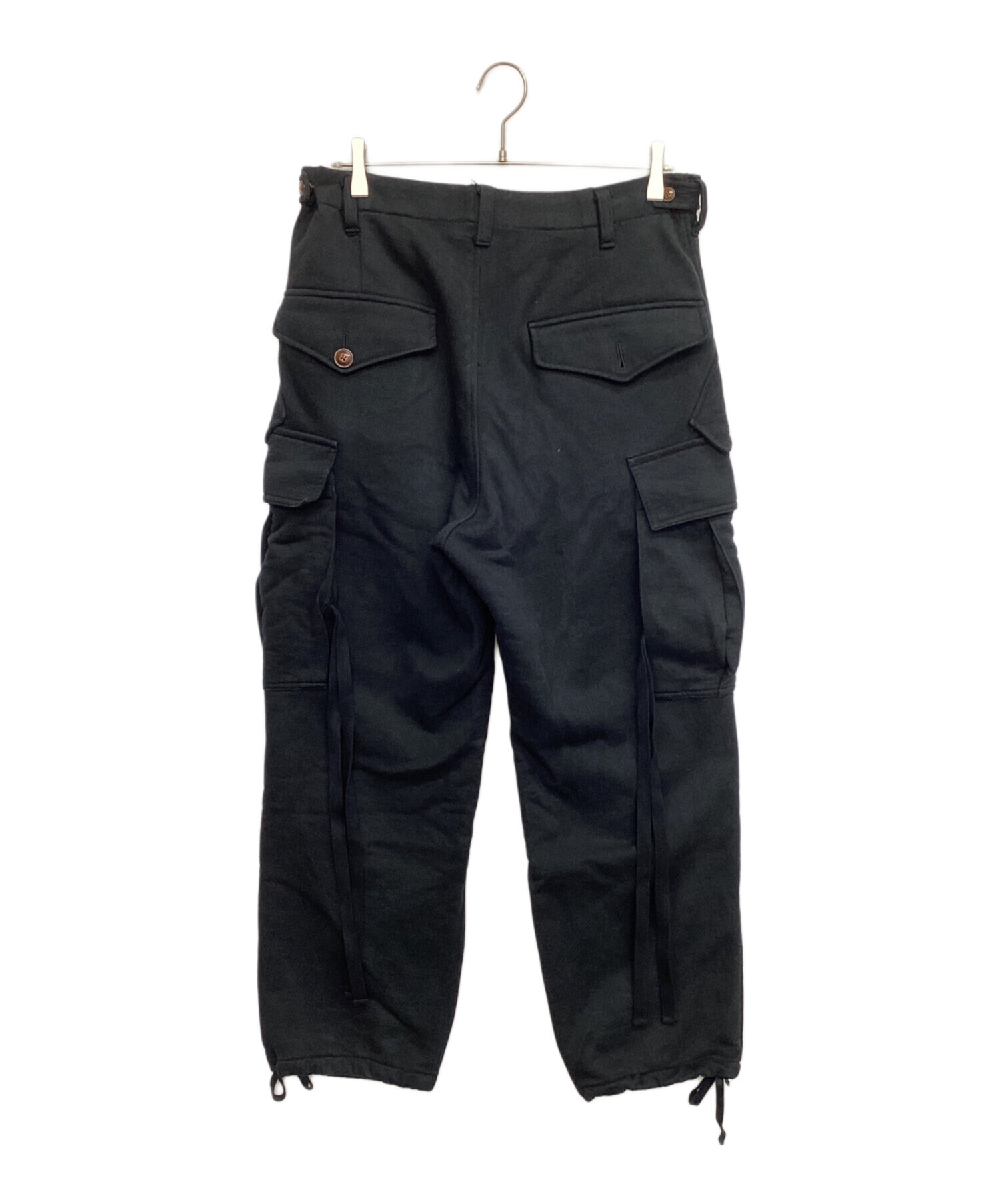 中古・古着通販】KOHKI (コッキ) スウェットカーゴパンツ ブラック 