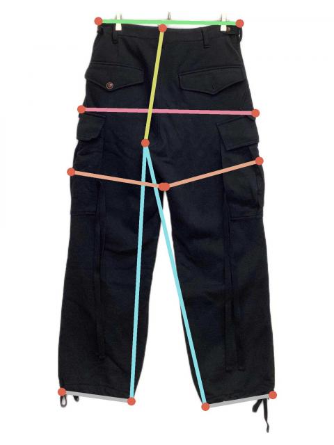 中古・古着通販】KOHKI (コッキ) スウェットカーゴパンツ ブラック 