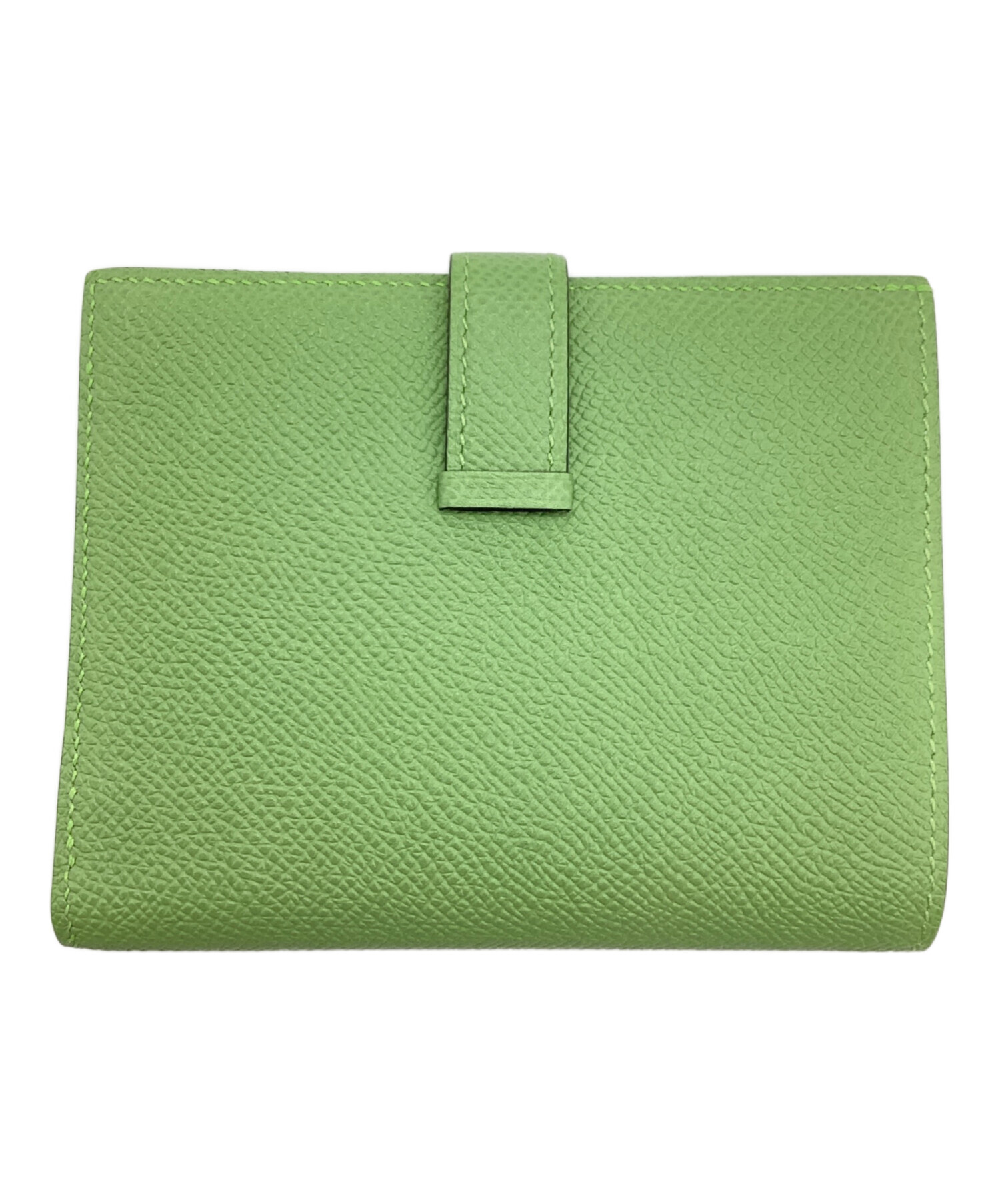 中古・古着通販】HERMES (エルメス) 2つ折り財布 グリーン×ブルー 