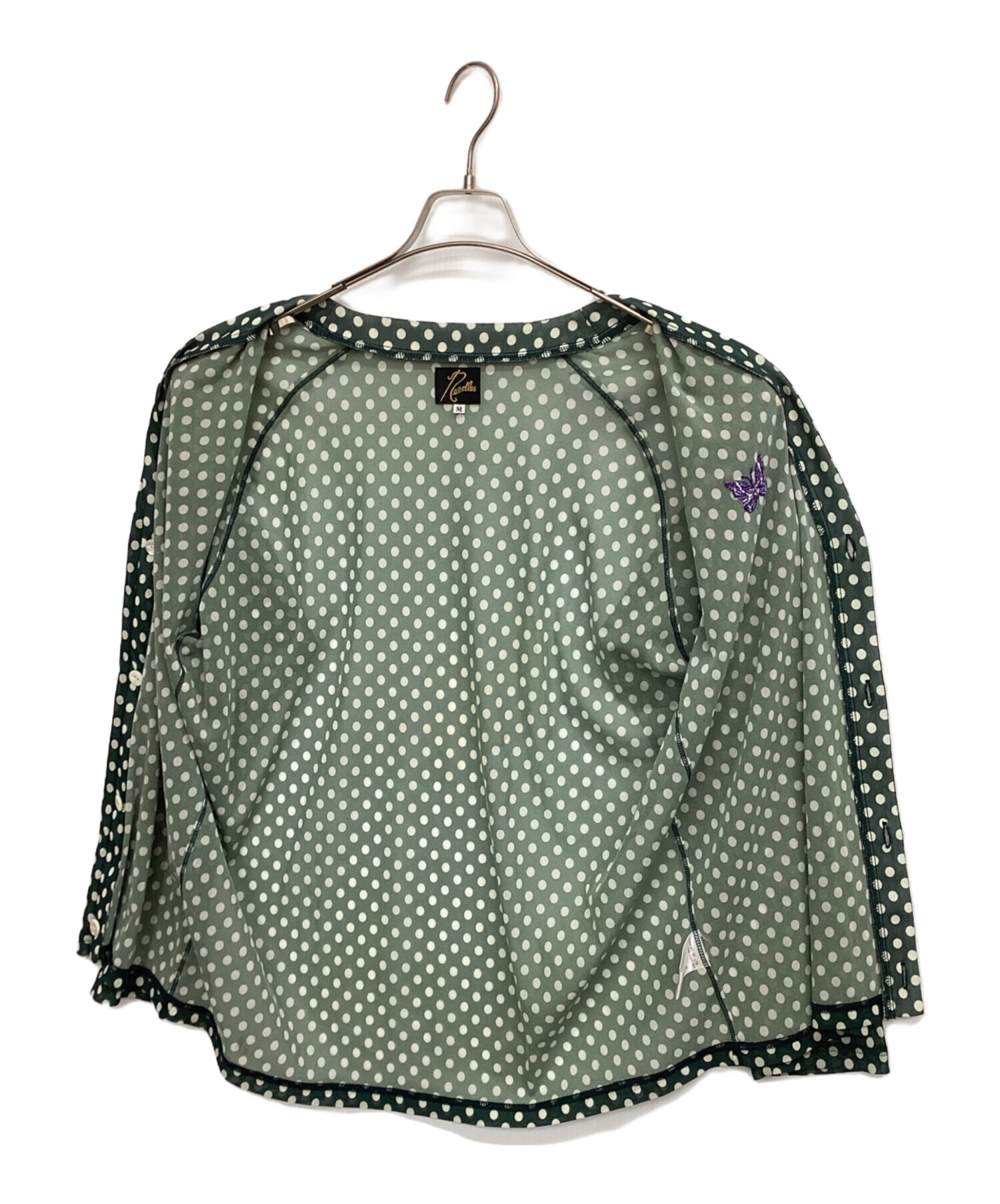 中古・古着通販】Needles (ニードルズ) V Neck Cardigan - Poly Mesh