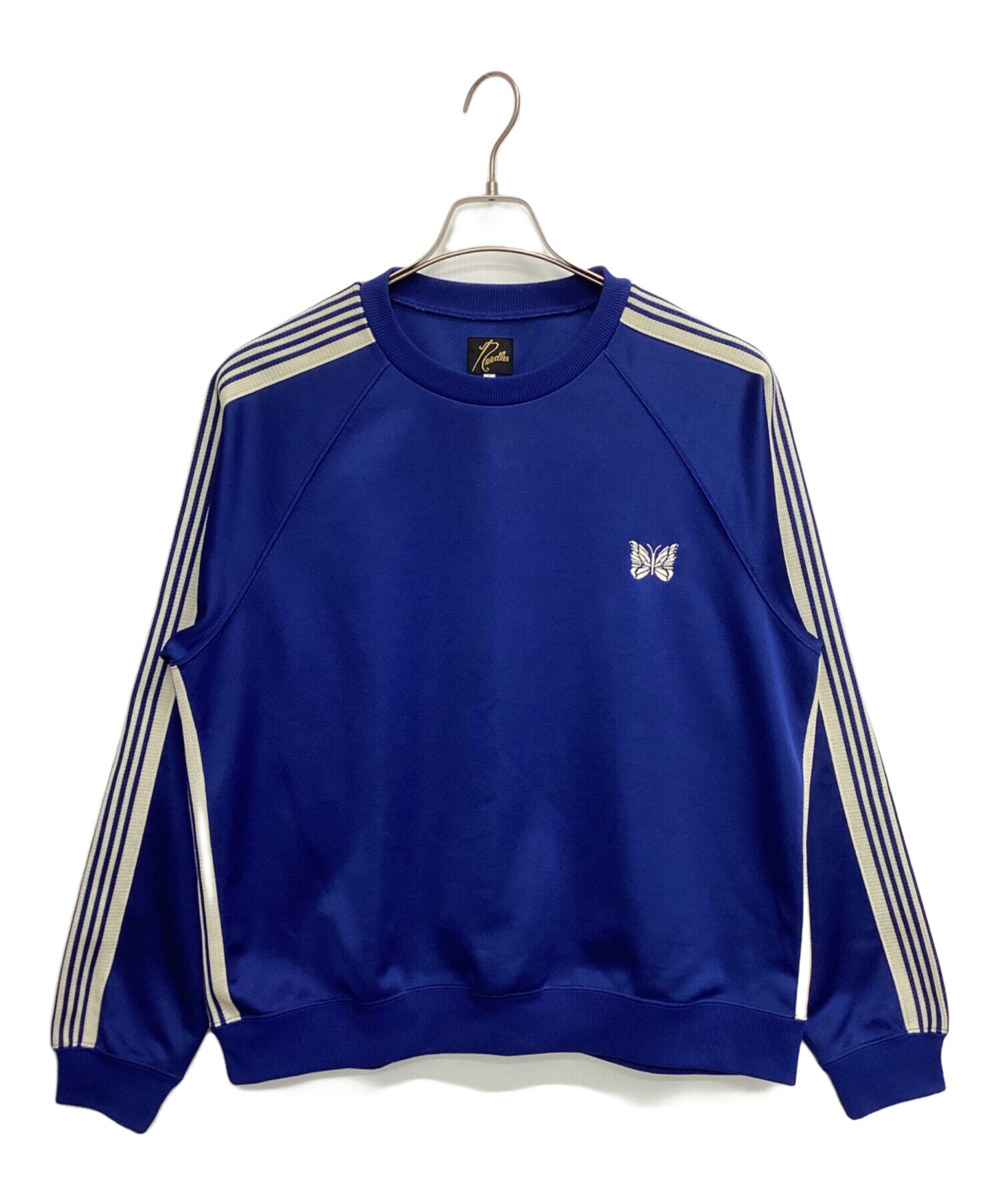 Needles ニードルス Tシャツ・カットソー M 青 【古着】【中古】【送料無料】 中古・古着通販】Needles (ニードルズ) メッシュロングスリーブTシャツ