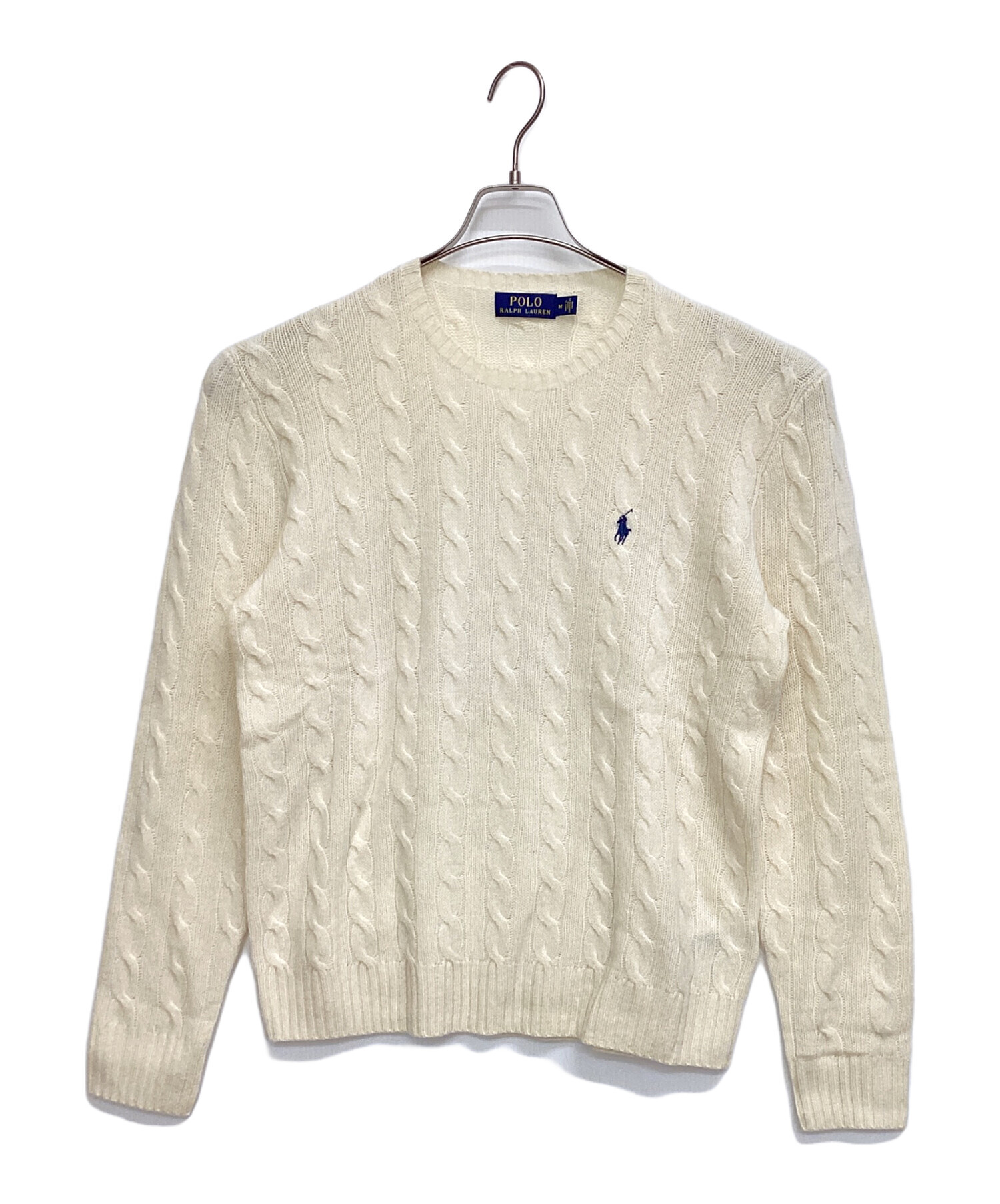 【ほぼ新品未使用】Polo Ralph Lauren ベージュ セーター長袖 M 中古・古着通販】POLO RALPH LAUREN (ポロ・ラルフローレン) 厚手