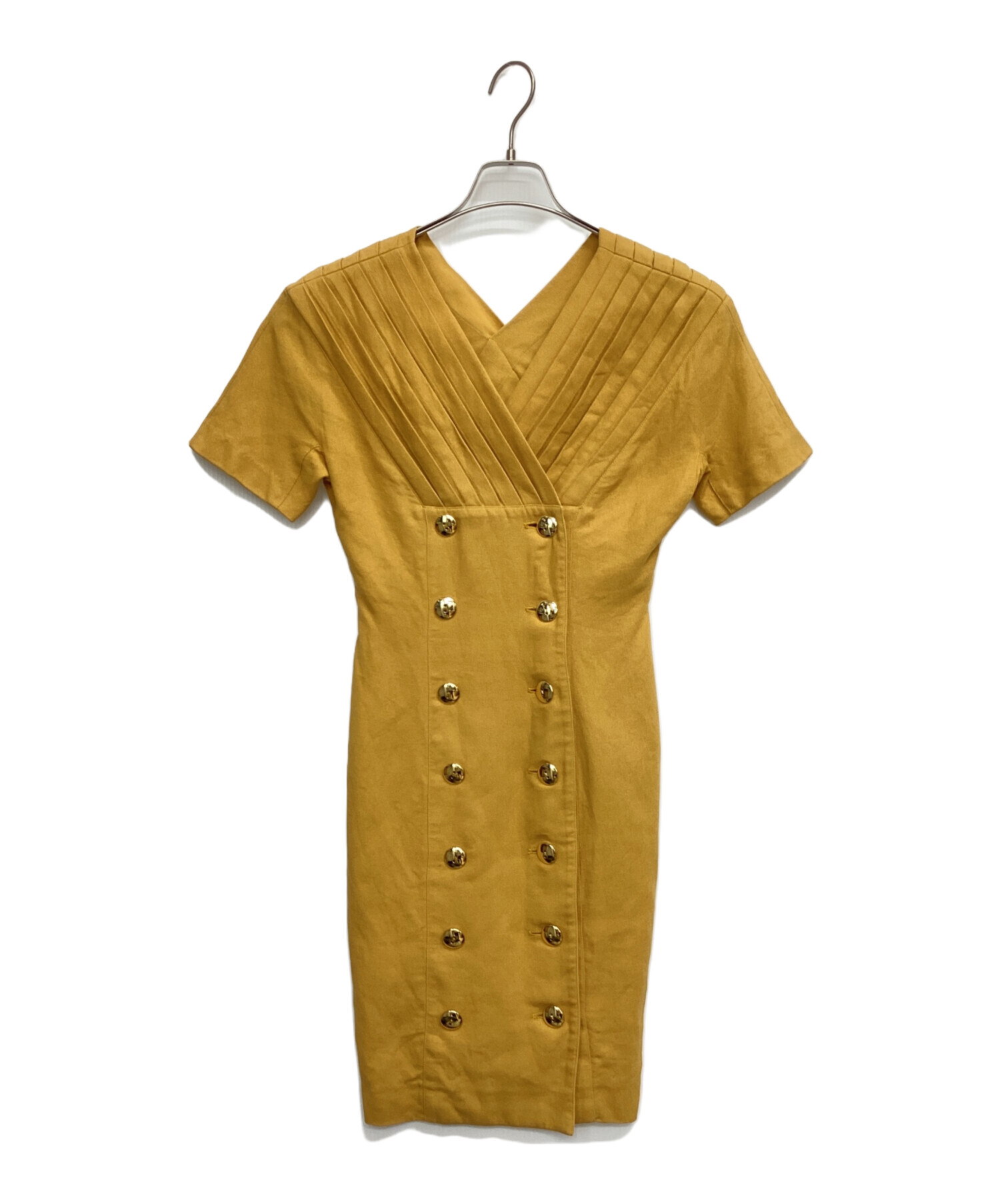 Christian Dior 半袖ワンピース Christian Dior 半袖ワンピース Dior Belted Macrocannage Dress