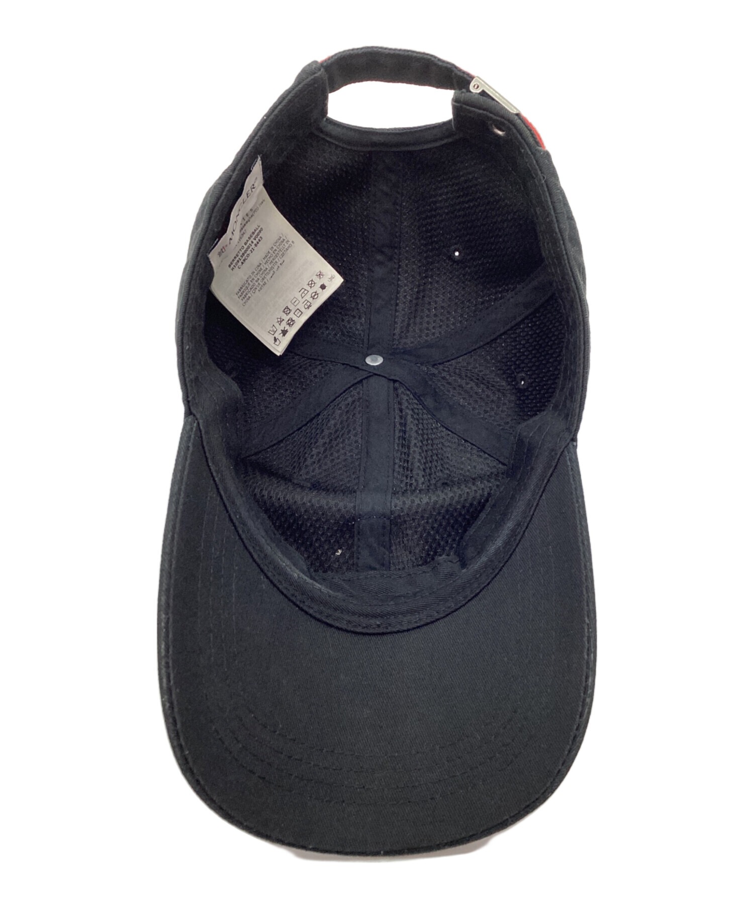 中古・古着通販】MONCLER (モンクレール) キャップ ブラック｜ブランド