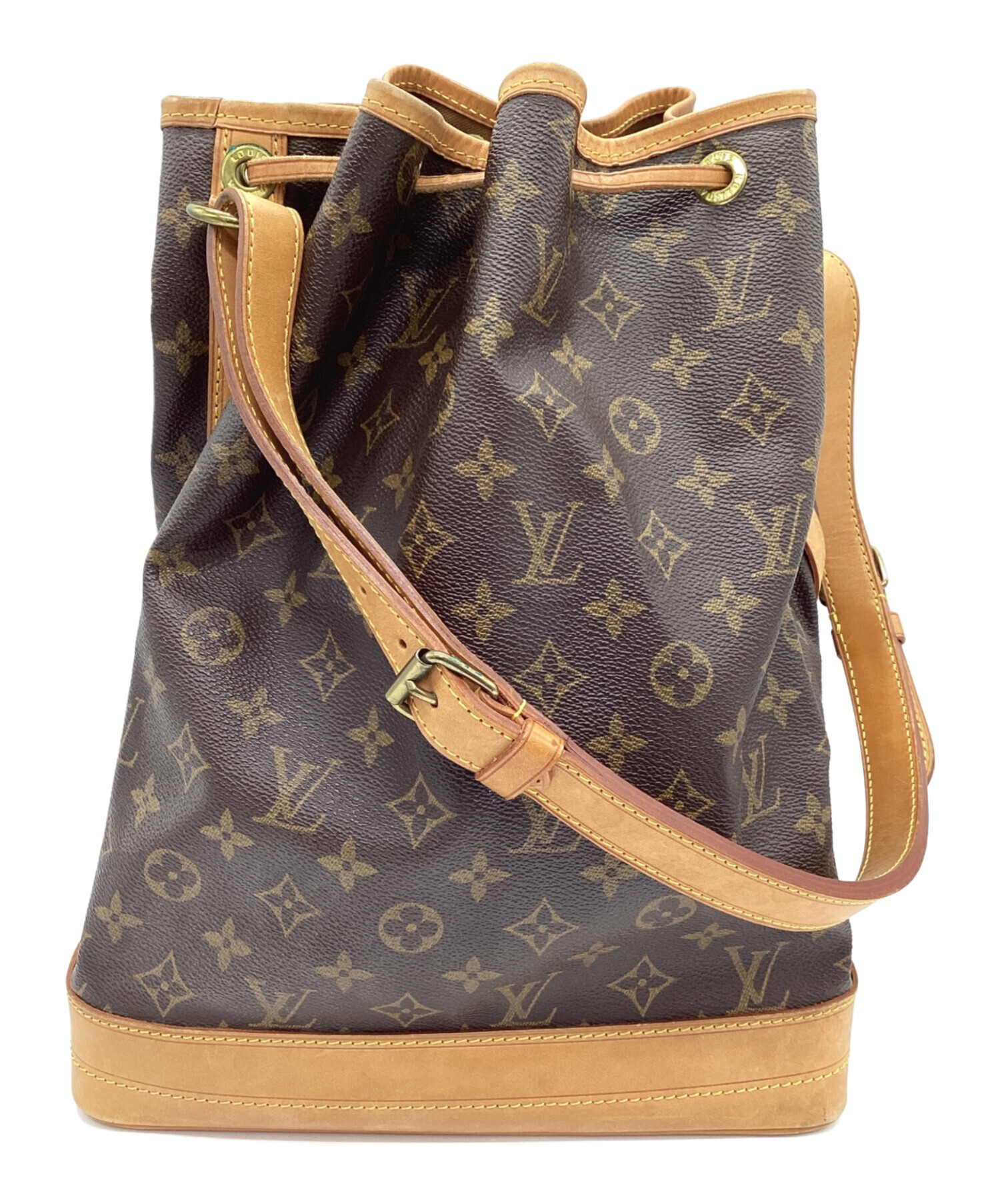 本物 ルイヴィトン LOUIS VUITTON LV ノエ モノグラム ショルダーバッグ ブラウン M42224 Noe ビトン バッグ 中古 LOUIS VUITTON - 本物 ルイヴィトン LOUIS VUITTON LV ノエ モノグラム