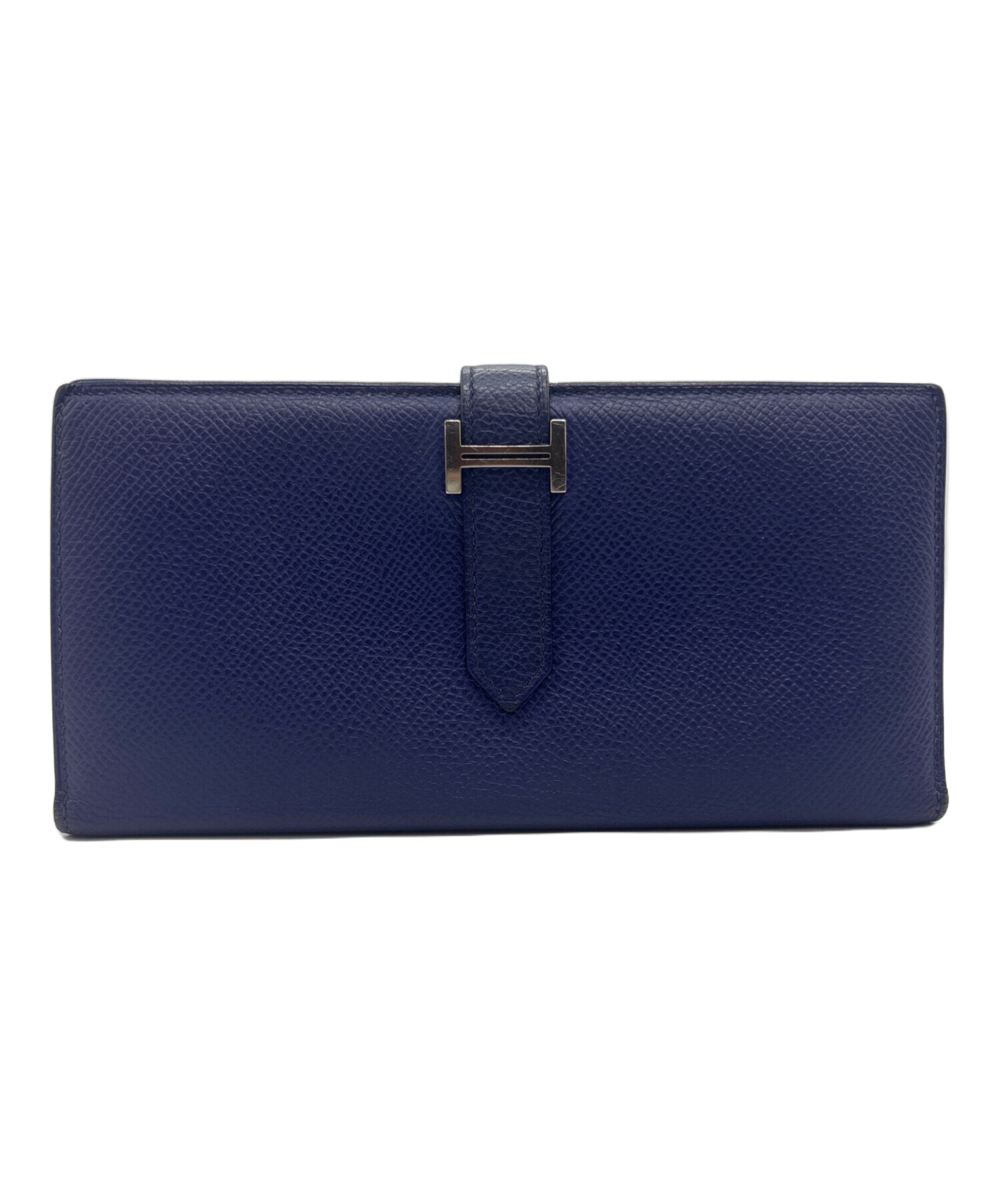 エルメス Hermes ベアンスフレ □J刻印 ブルー レザー 2つ折り財布 ユニセックス 送料無料 【中古】 楽天市場】【財布】HERMES エルメス ベアンスフレ 2つ折長財布 二