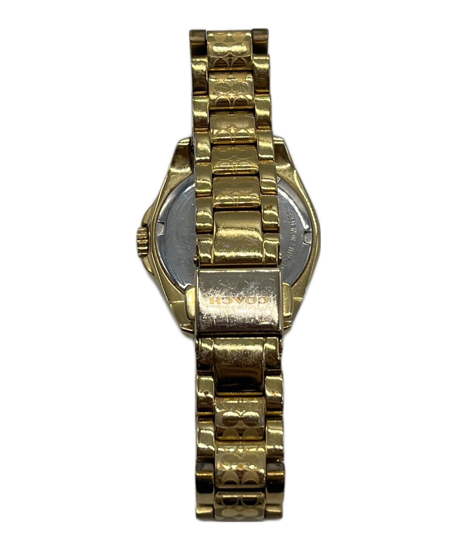 中古・古着通販】COACH (コーチ) 腕時計（TRISTEN） ゴールド