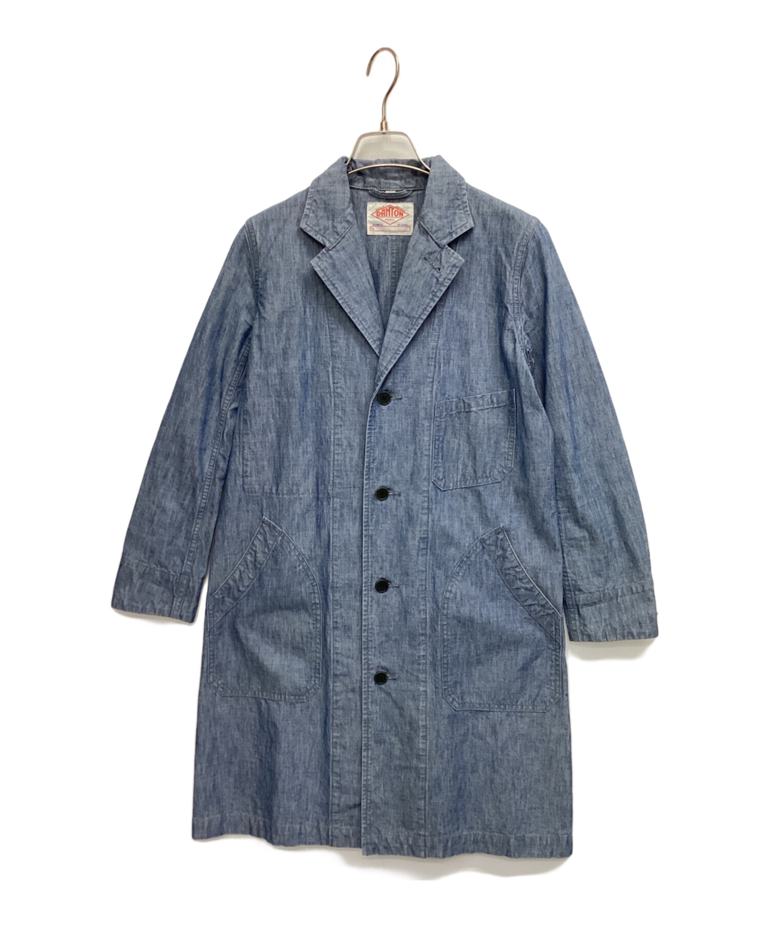 定価¥39,600 ダントン チェスターコート ON\OFF着回し可能 中古・古着通販】DANTON (ダントン) チェスターコート ネイビー サイズ