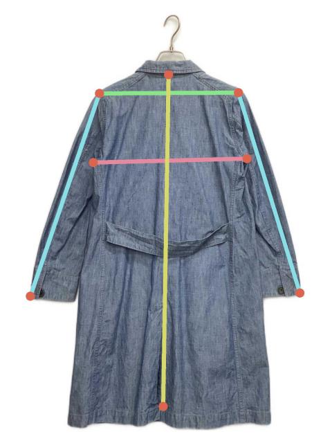 中古・古着通販】DANTON (ダントン) チェスターコート ネイビー サイズ