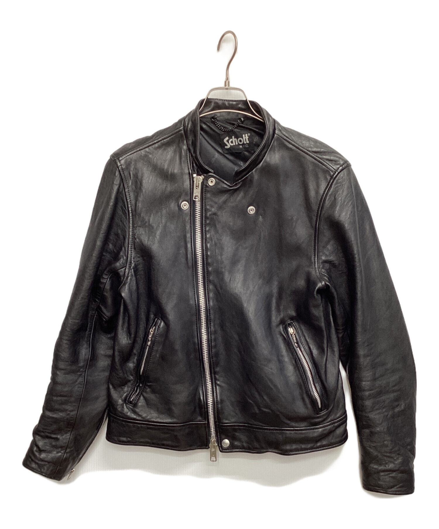 SCHOTT ショット セミダブル ライダース　フリークスストア別注 中古・古着通販】Schott (ショット) FREAK'S STORE (フリークスストア