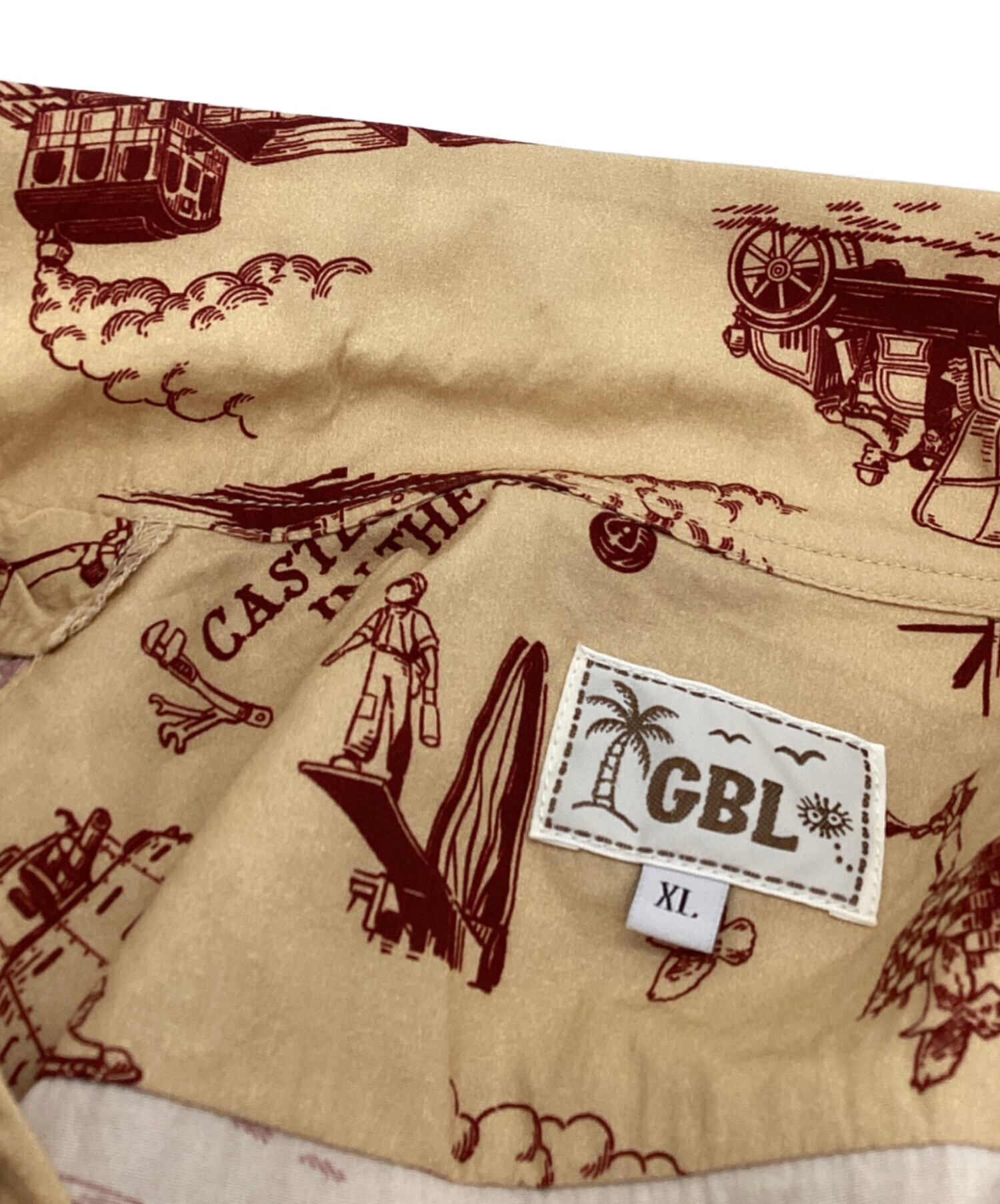 中古・古着通販】GBL (ジービーエル) アロハシャツ 天空の城ラピュタ