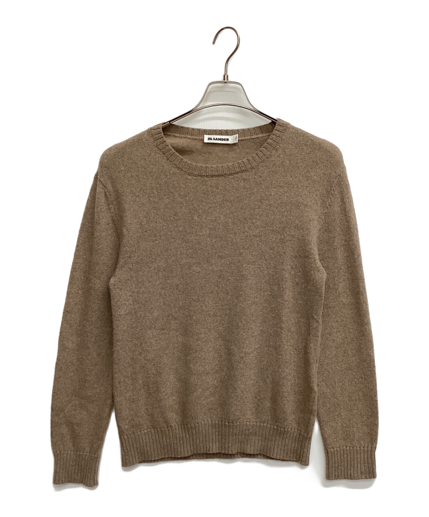 中古・古着通販】JIL SANDER (ジルサンダー) 薄手ニット ブラウン