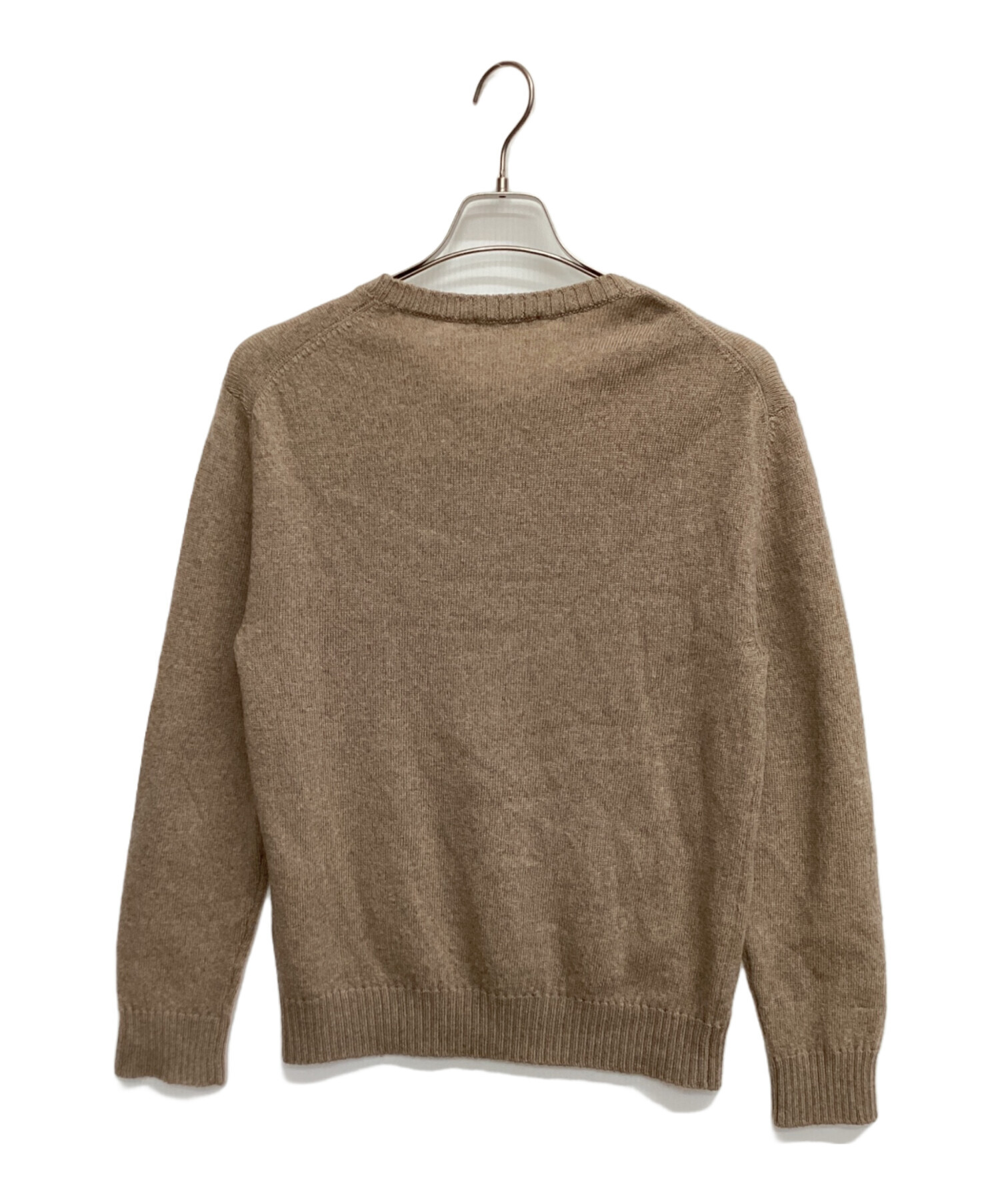 JIL SANDER + ジルサンダープラス ニット・セーター XS 茶 【古着】【中古】【送料無料】 中古・古着通販】JIL SANDER (ジルサンダー) 薄手ニット ブラウン