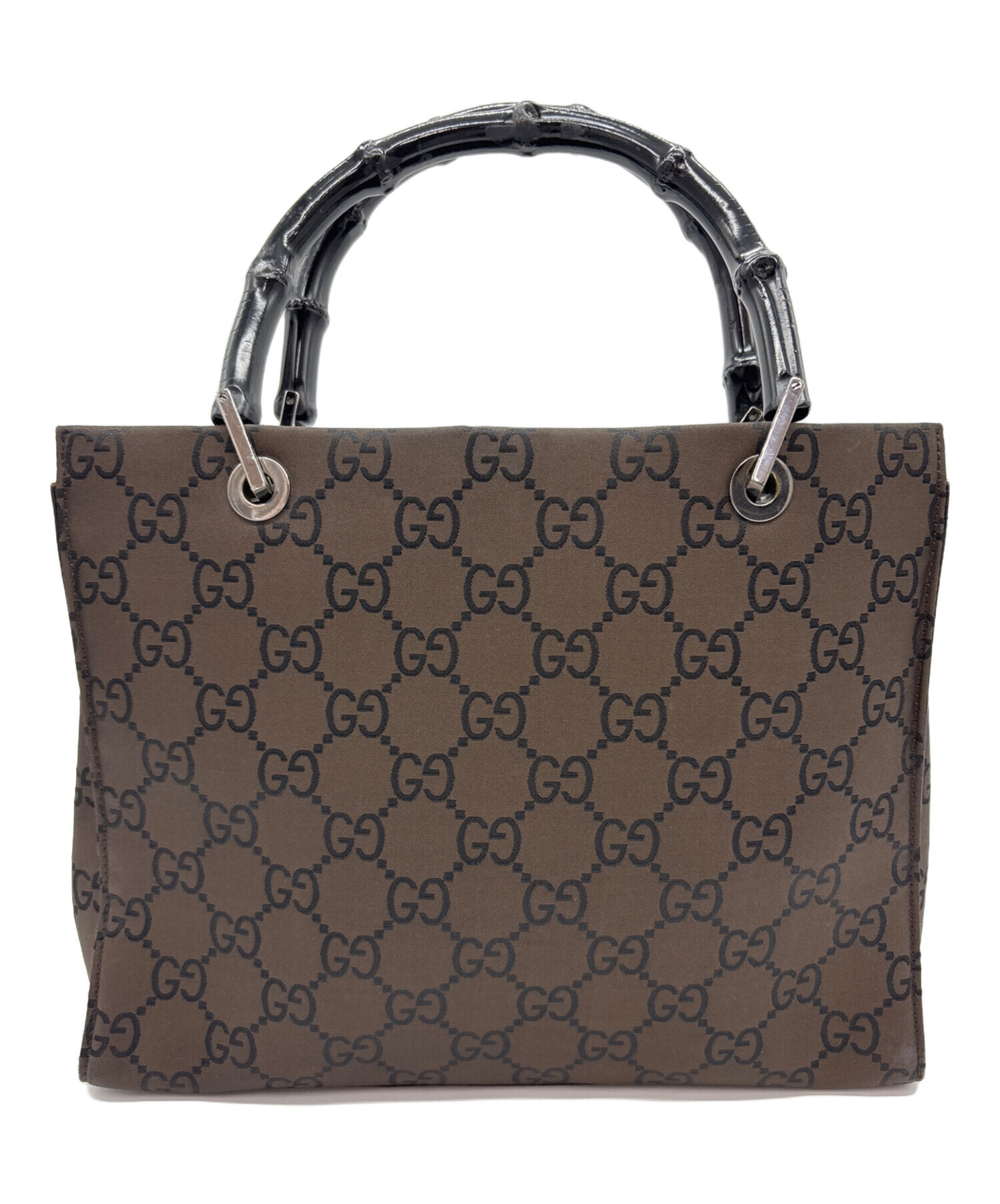 中古・古着通販】GUCCI (グッチ) バンブートートバッグ ブラウン