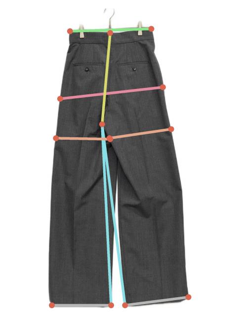 中古・古着通販】conte (コンテ) パンツ グレー サイズ:38 未使用品