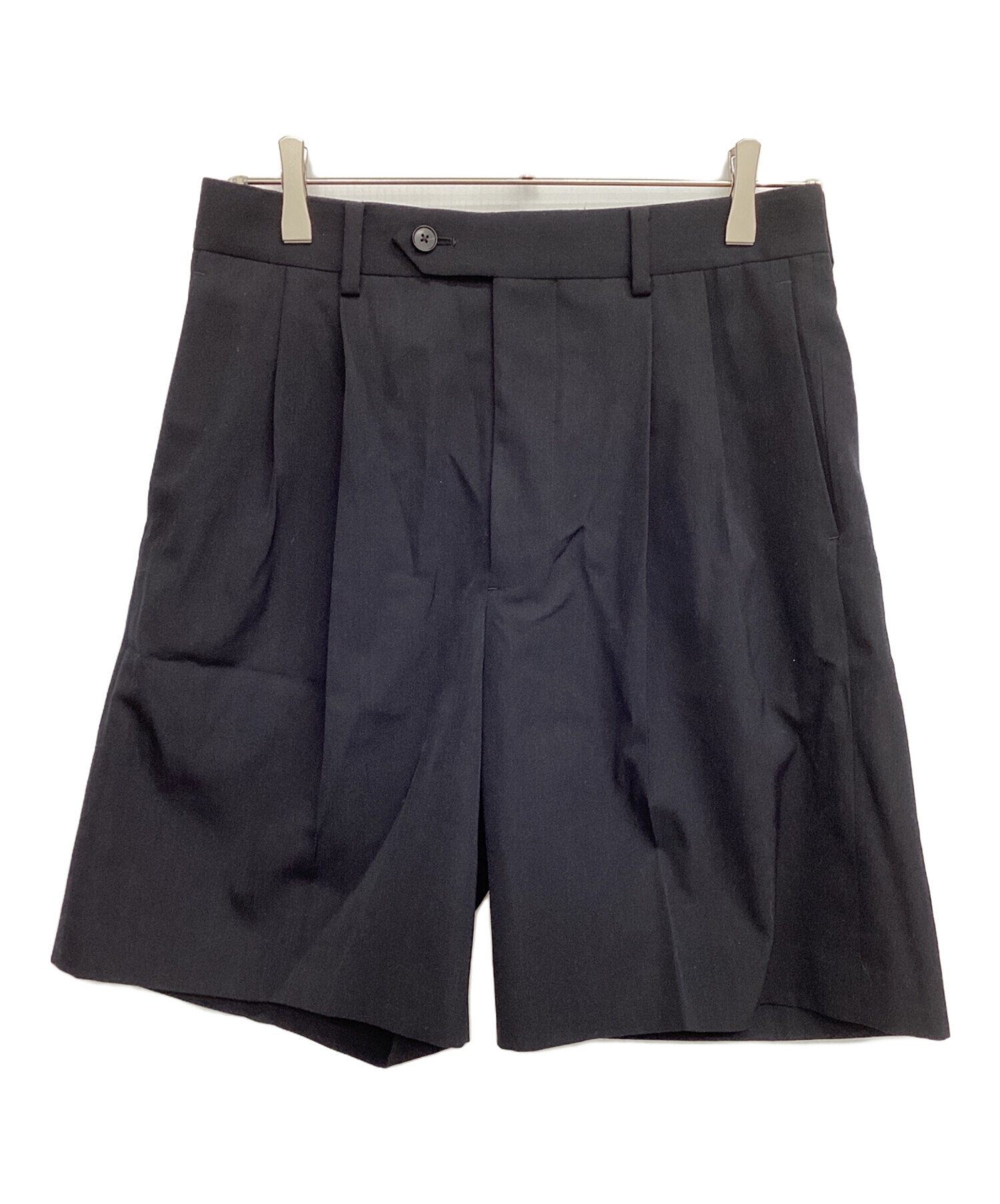 中古・古着通販】AURALEE (オーラリー) ハーフパンツ ブラック サイズ
