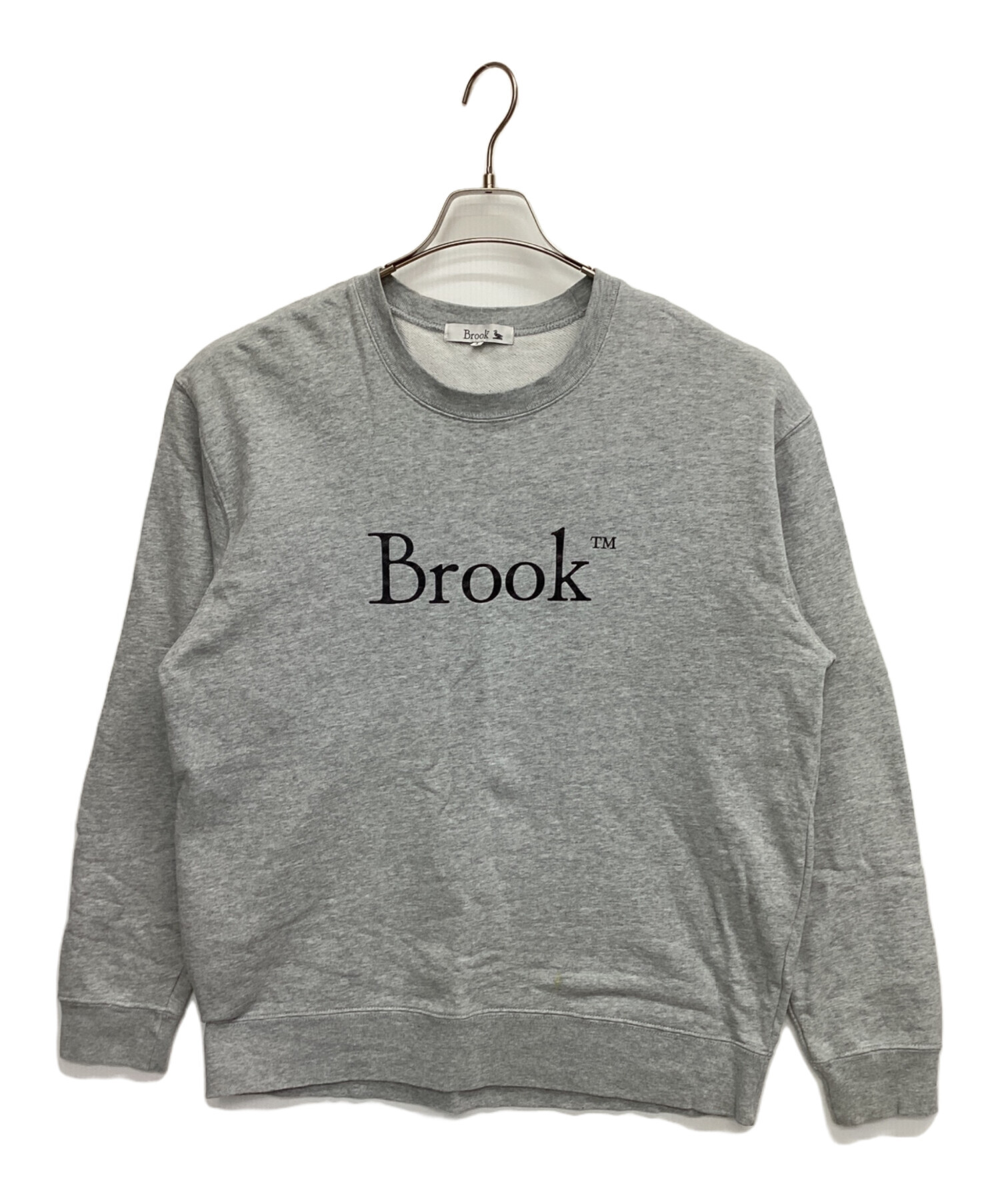 中古・古着通販】Brook (ブルック) クルーネックスウェット グレー 