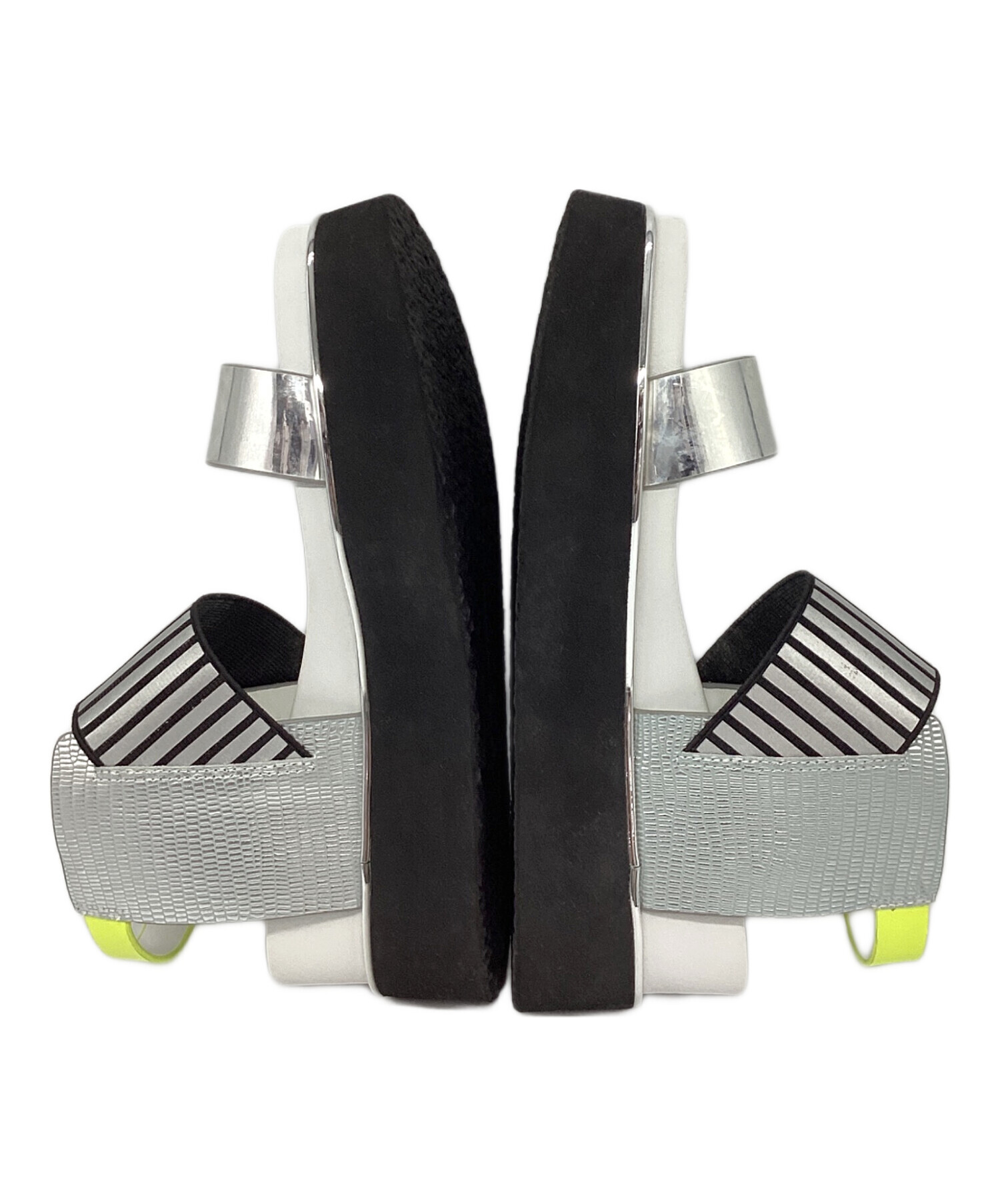 中古・古着通販】UNITED NUDE (ユナイテッドヌード) サンダル シルバー