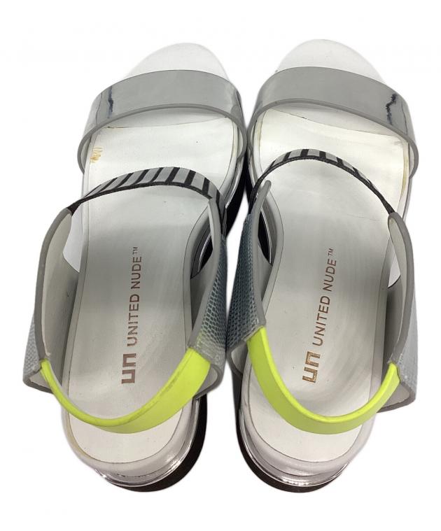 展示品新品！UNITED NUDE ユナイテッドヌード　シルバーレザー　サンダル 中古・古着通販】UNITED NUDE (ユナイテッドヌード) サンダル シルバー