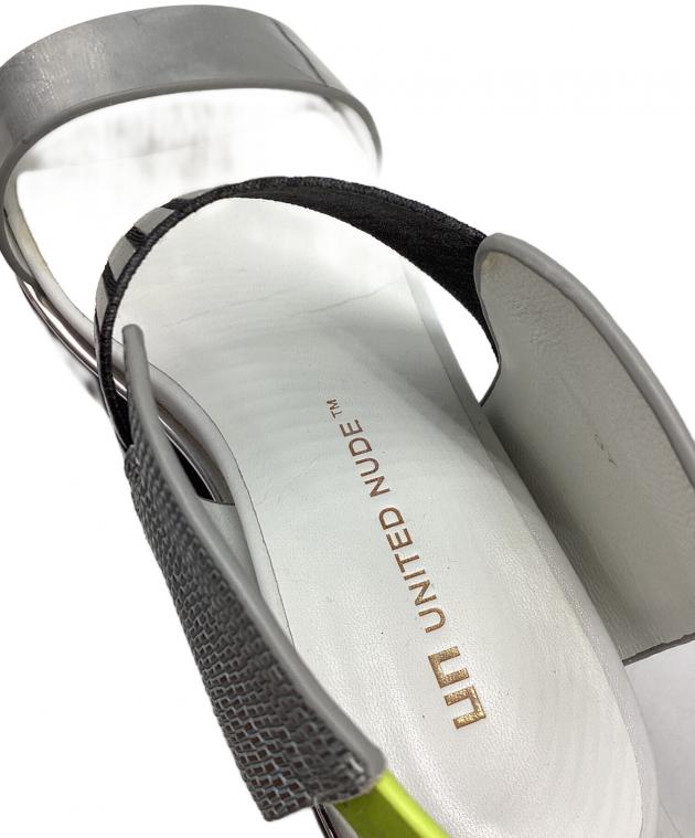中古・古着通販】UNITED NUDE (ユナイテッドヌード) サンダル シルバー