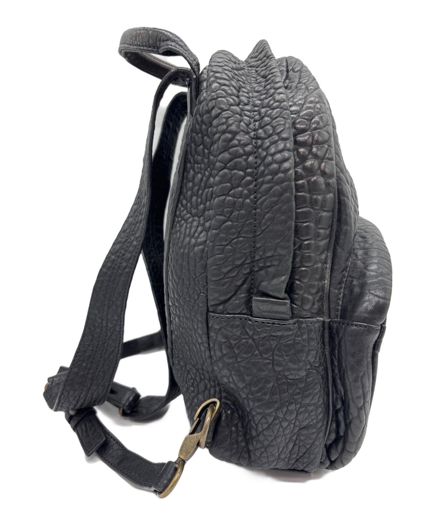 ALEXANDER WANG ボアレザーリュック　アレキサンダーワン 中古・古着通販】ALEXANDER WANG (アレキサンダー・ワン) DUMBO