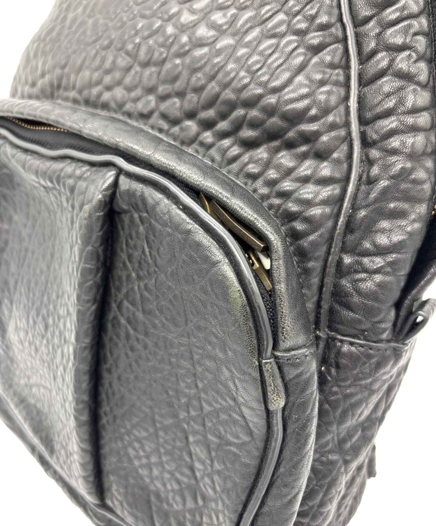 ALEXANDER WANG ボアレザーリュック　アレキサンダーワン 中古・古着通販】ALEXANDER WANG (アレキサンダー・ワン) DUMBO