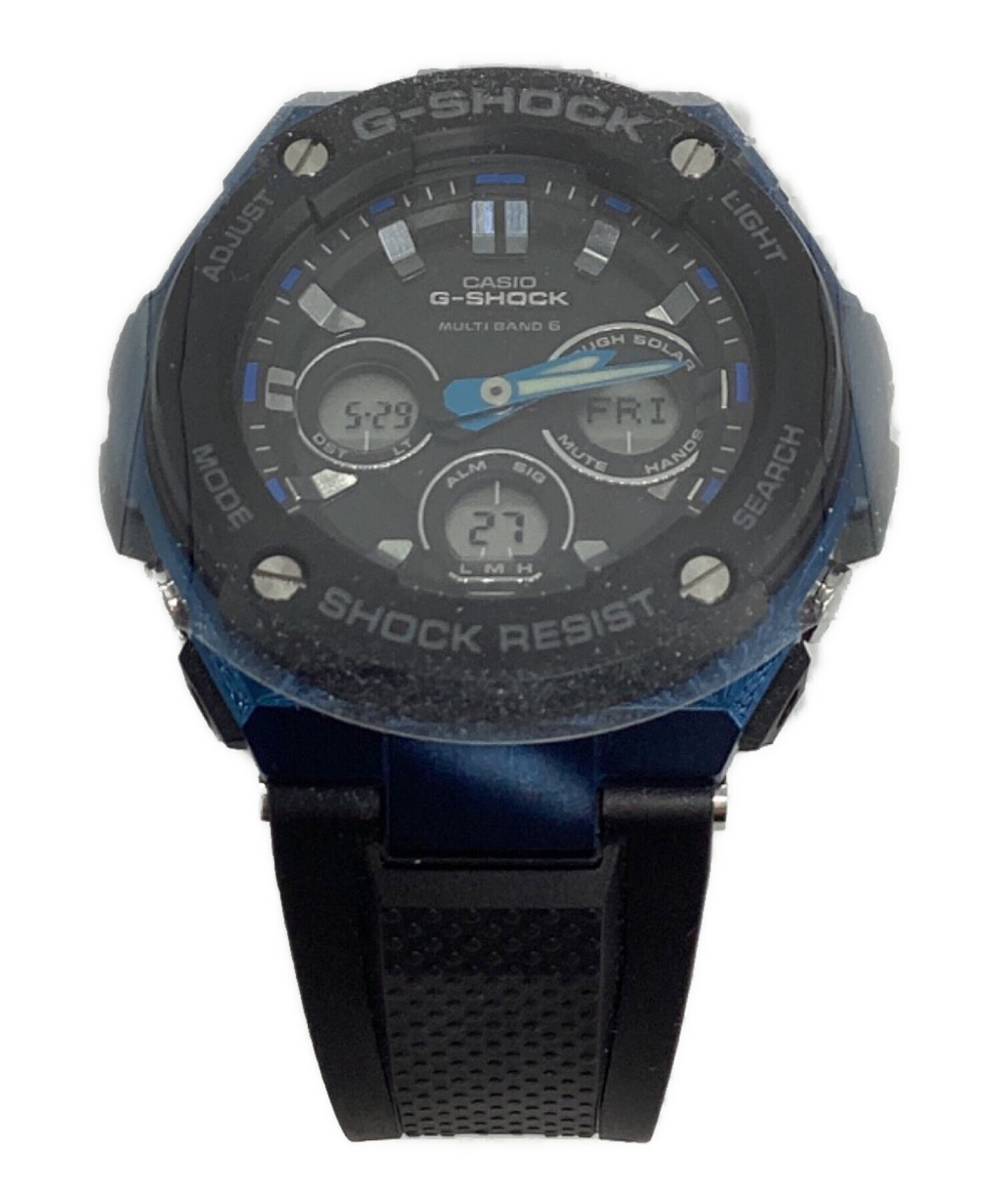 中古・古着通販】CASIO (カシオ) G-SHOCK ブラック×ブルー｜ブランド 