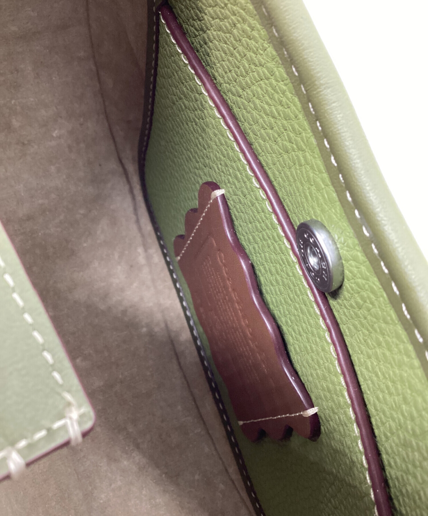 中古・古着通販】Coachtopia (コーチトピア) ハンドバッグ 黄緑 未使用 