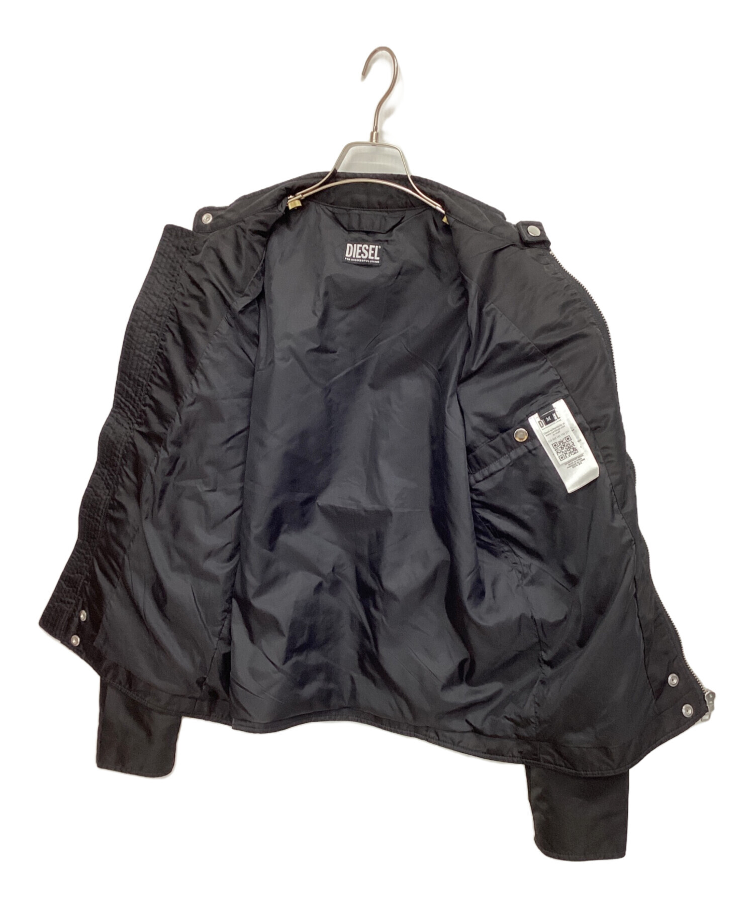 中古・古着通販】DIESEL (ディーゼル) シングルライダースジャケット