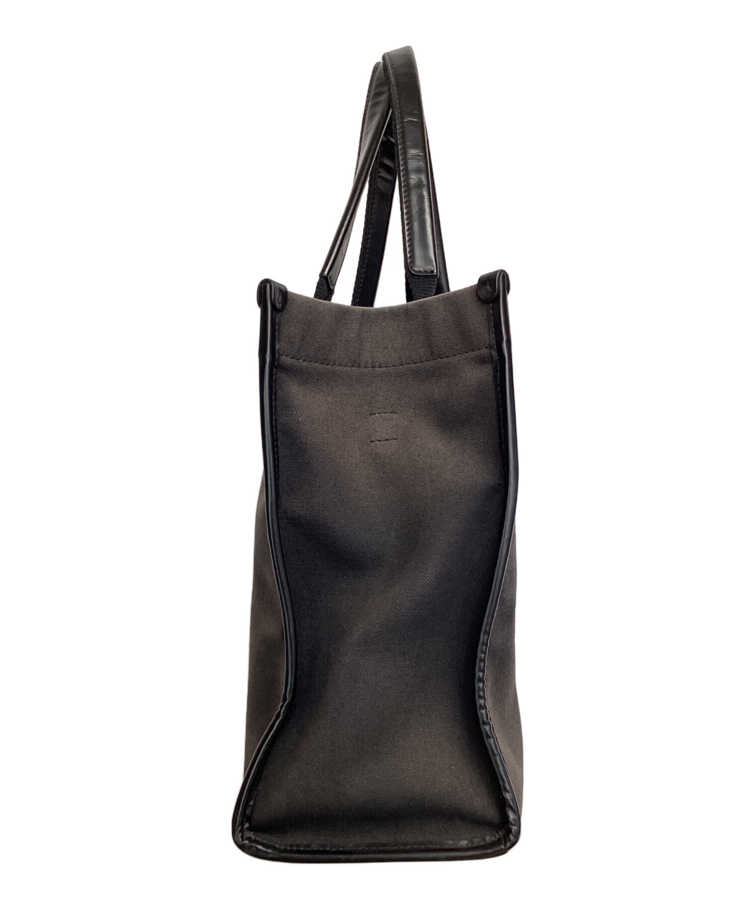 BALENCIAGA バレンシアガトートバッグ グレー ブラック キャンバス生地 中古・古着通販】BALENCIAGA (バレンシアガ) トートバッグ HARDWARE