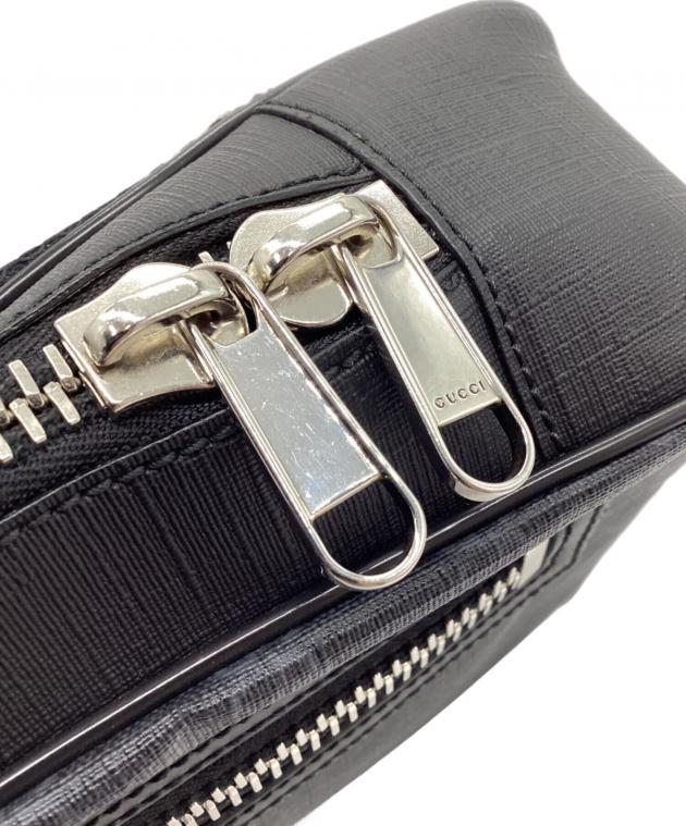 中古・古着通販】GUCCI (グッチ) ベルトバッグ ブラック｜ブランド