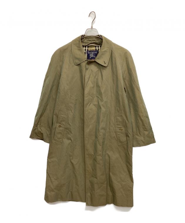 Burberrys グリーン ステンカラーコート 中古・古着通販】Burberry's (バーバリー) ステンカラーコート