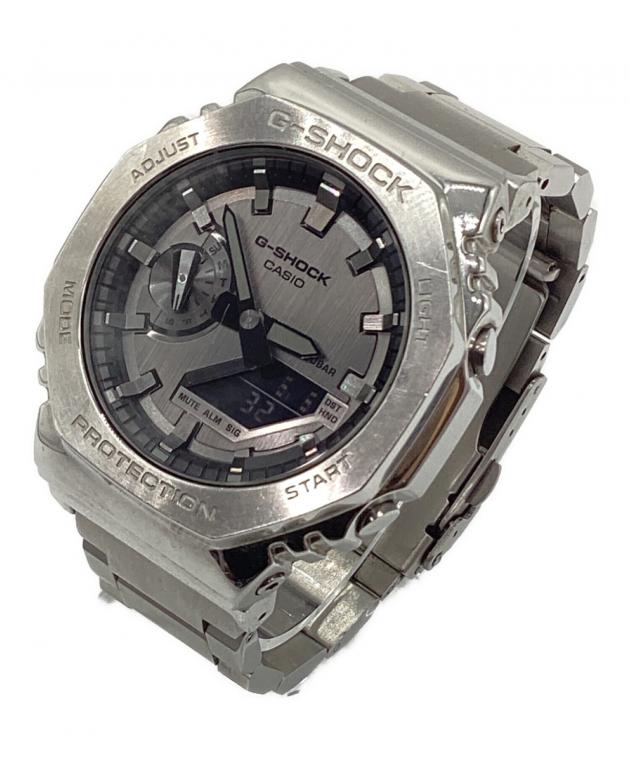 CASIO - モフリン CASIO シルバー【美品】【中古】 中古・古着通販】CASIO (カシオ) 腕時計 シルバー｜ブランド・古着通販
