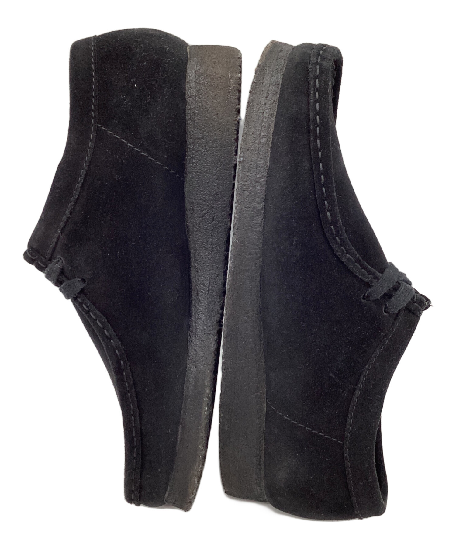 中古・古着通販】CLARKS (クラークス) ワラビーシューズ ブラック